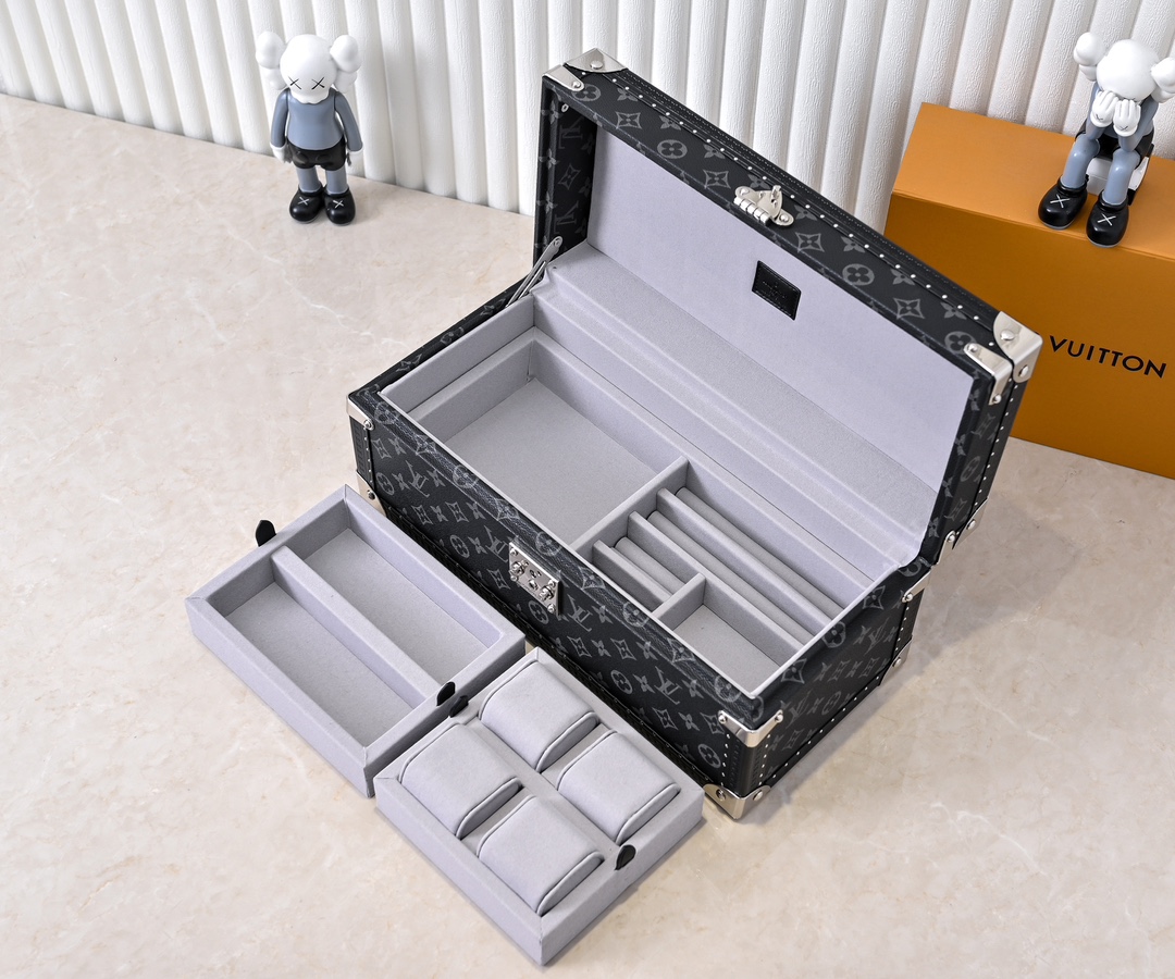 Louis Vuitton M20209 Monogram Watch and Jewelry Storage Box - Image 7