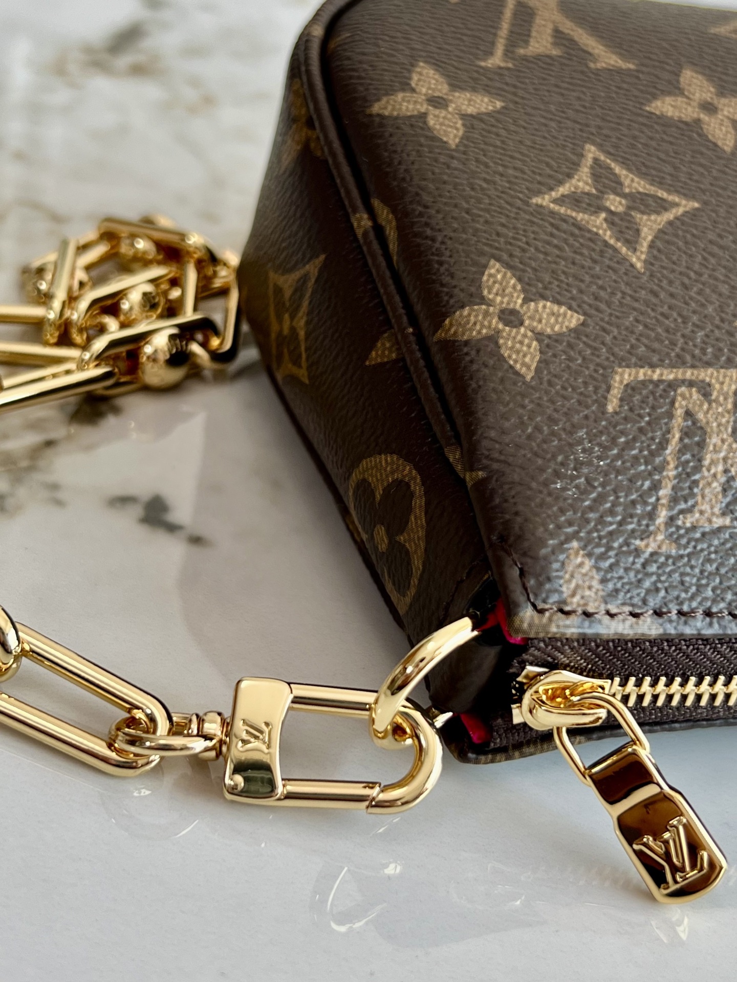 Louis Vuitton x Murakami Pochette Accessoires Handbag - Image 7