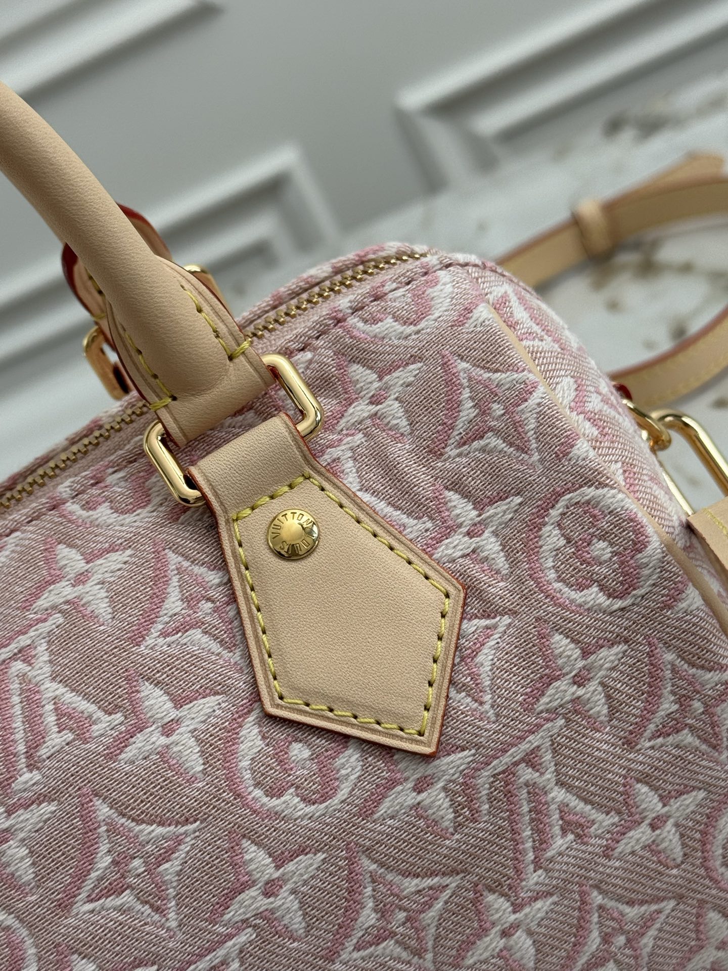 Louis Vuitton Speedy Bandoulière 20 Monogram Emblème Crossbody Bag - Image 7