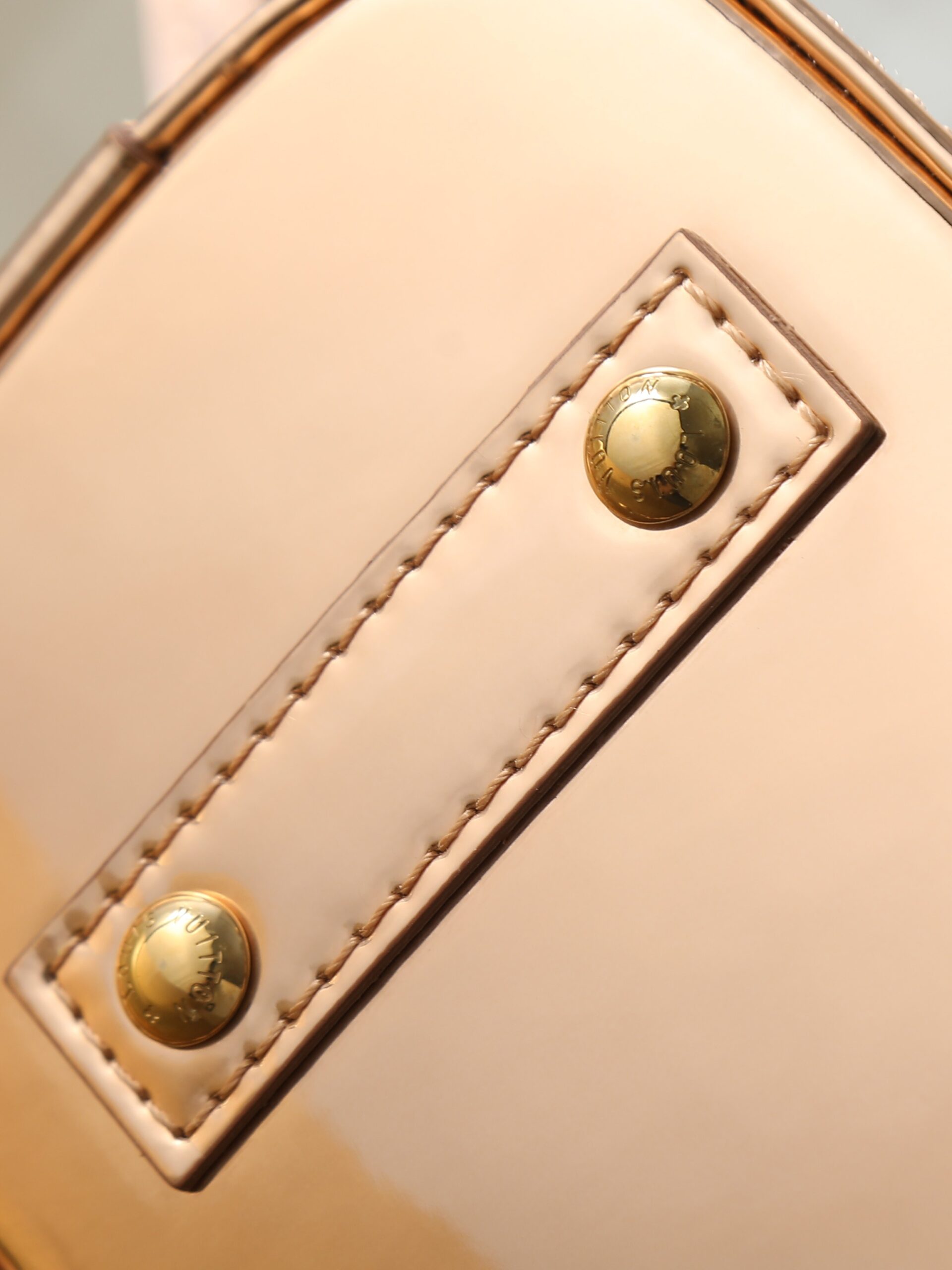 Louis Vuitton Alma BB Handbag in Silver Monogram Miroir Canvas - Image 7