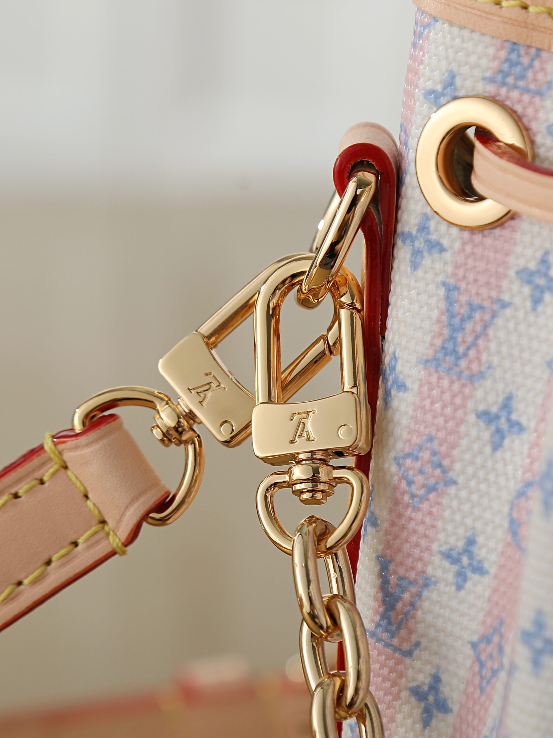 Louis Vuitton Nano Noé LV Stamp Canvas Crossbody Bag M29029 - Image 7