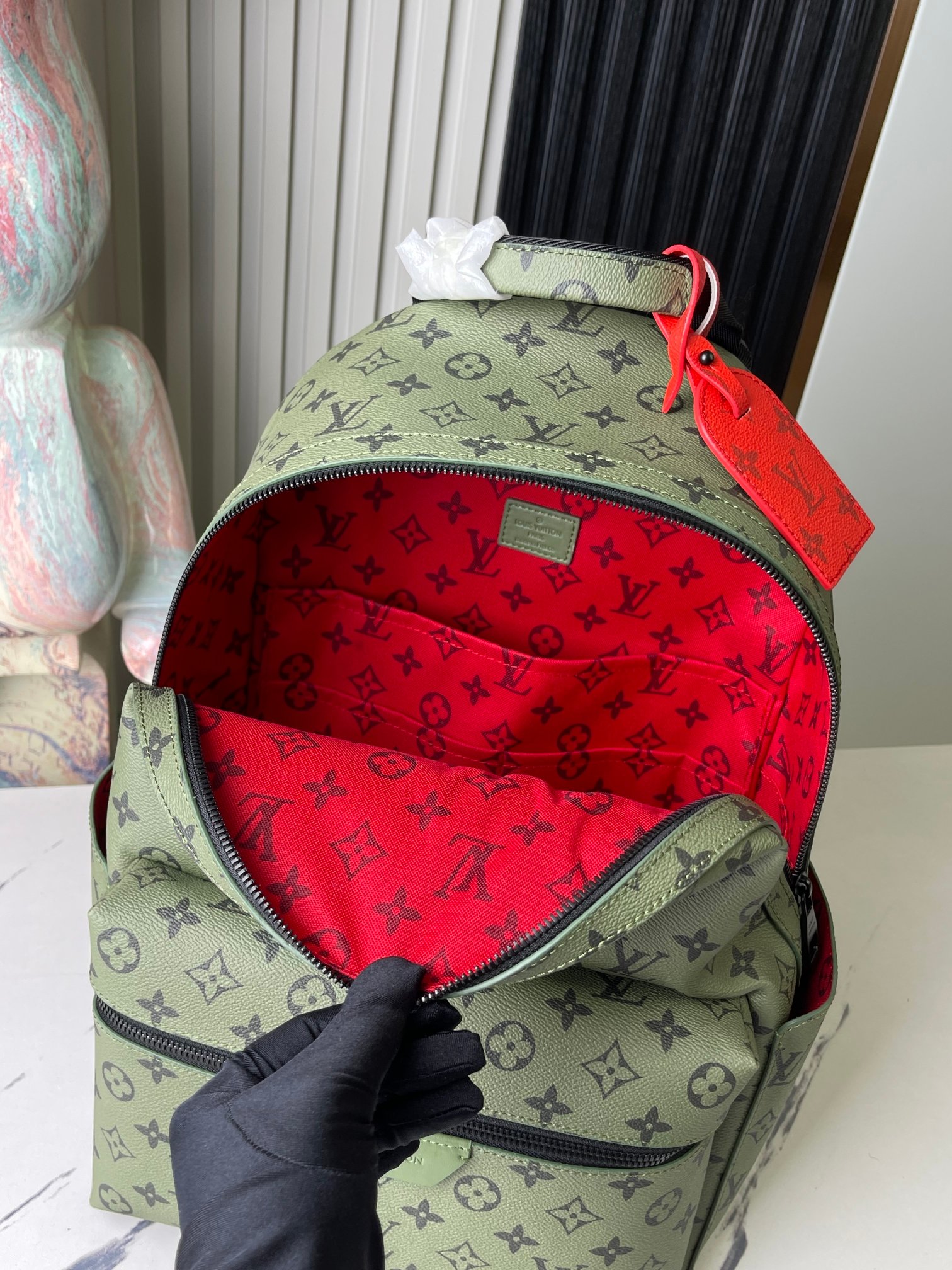 Louis Vuitton Discovery Small Backpack M46802 in Green Monogram - Image 8