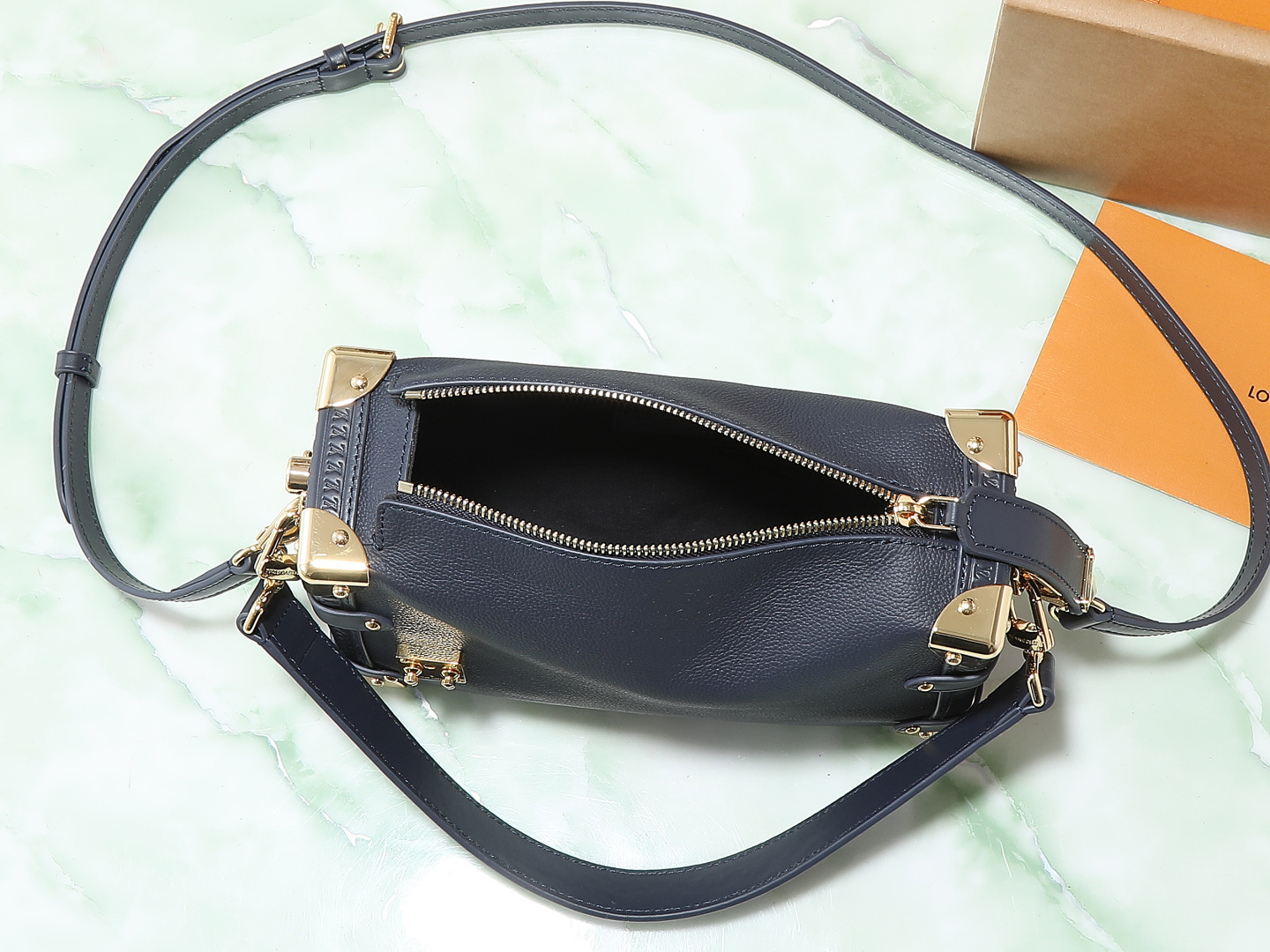 Louis Vuitton Side Trunk Medium Crossbody Bag in Deep Blue - Image 8
