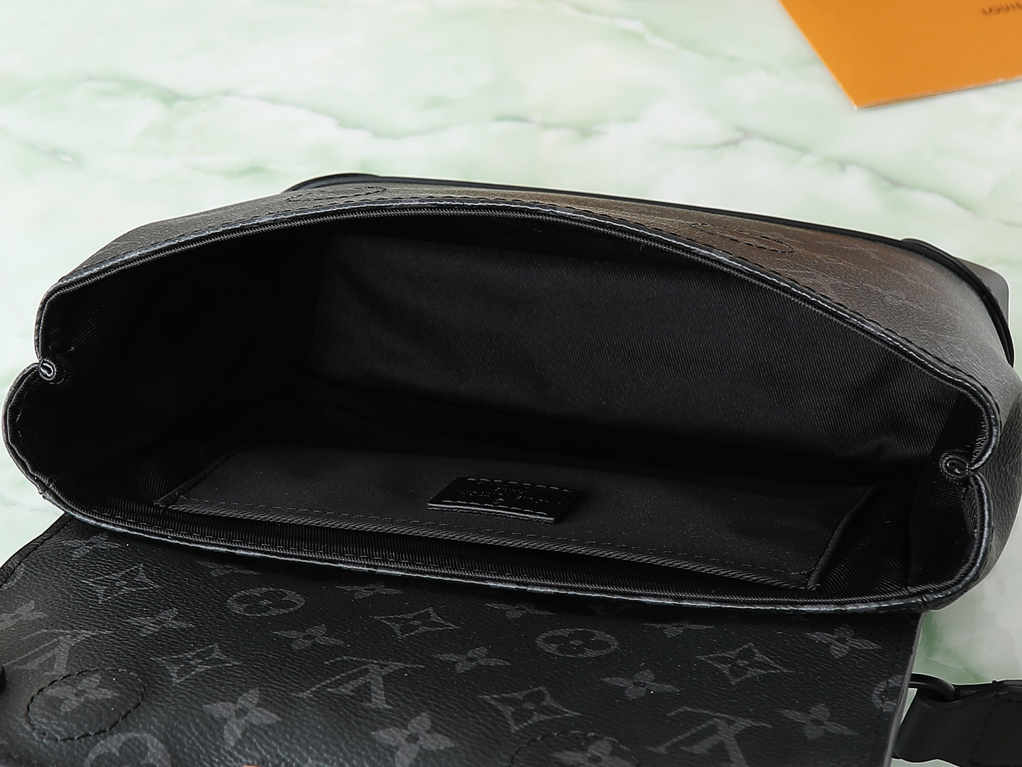 Louis Vuitton Steamer Small Crossbody Bag M46953 in Monogram Eclipse - Image 8