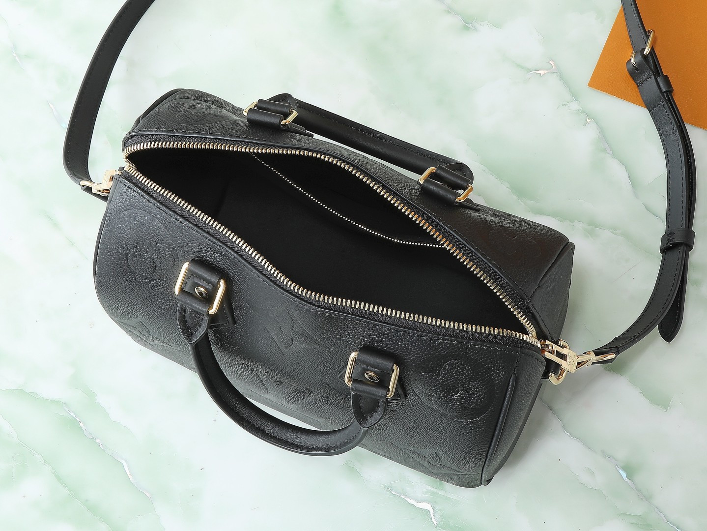 Louis Vuitton Speedy Bandoulière 25 Monogram Empreinte Leather Handbag - Image 8
