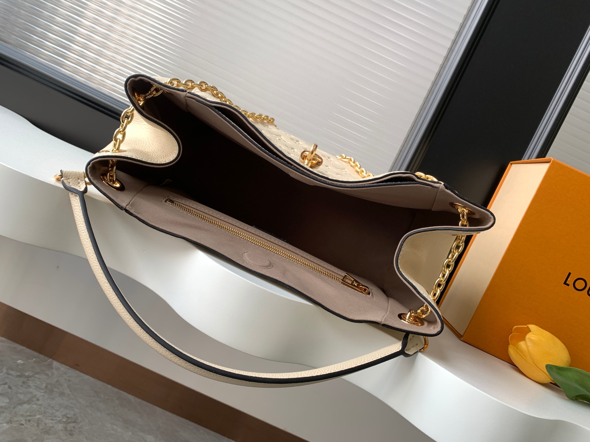 Louis Vuitton Promenade Small Handbag in Monogram Empreinte Leather - Image 8
