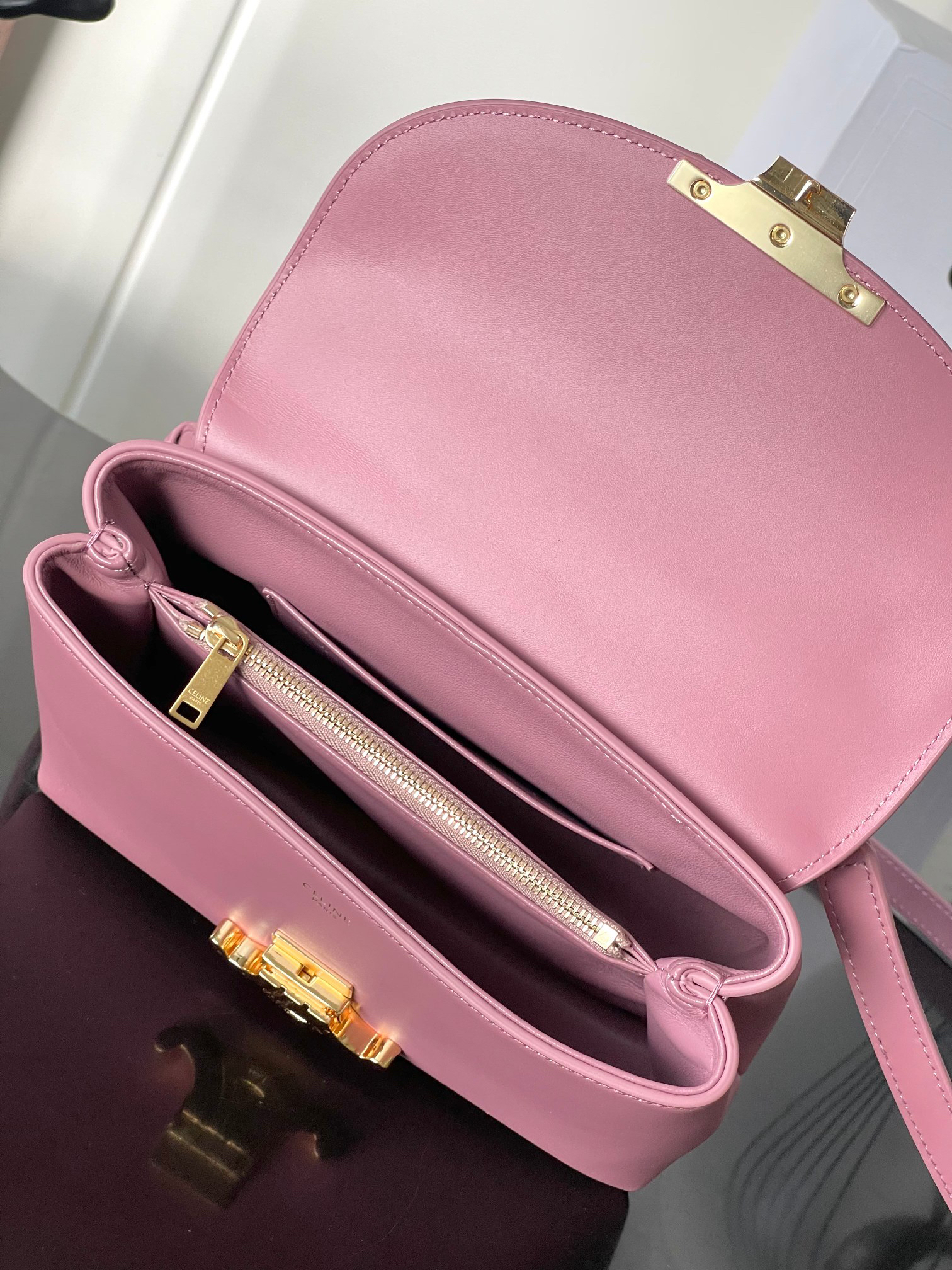Celine Teen Nino Soft Calfskin Handbag - Image 8