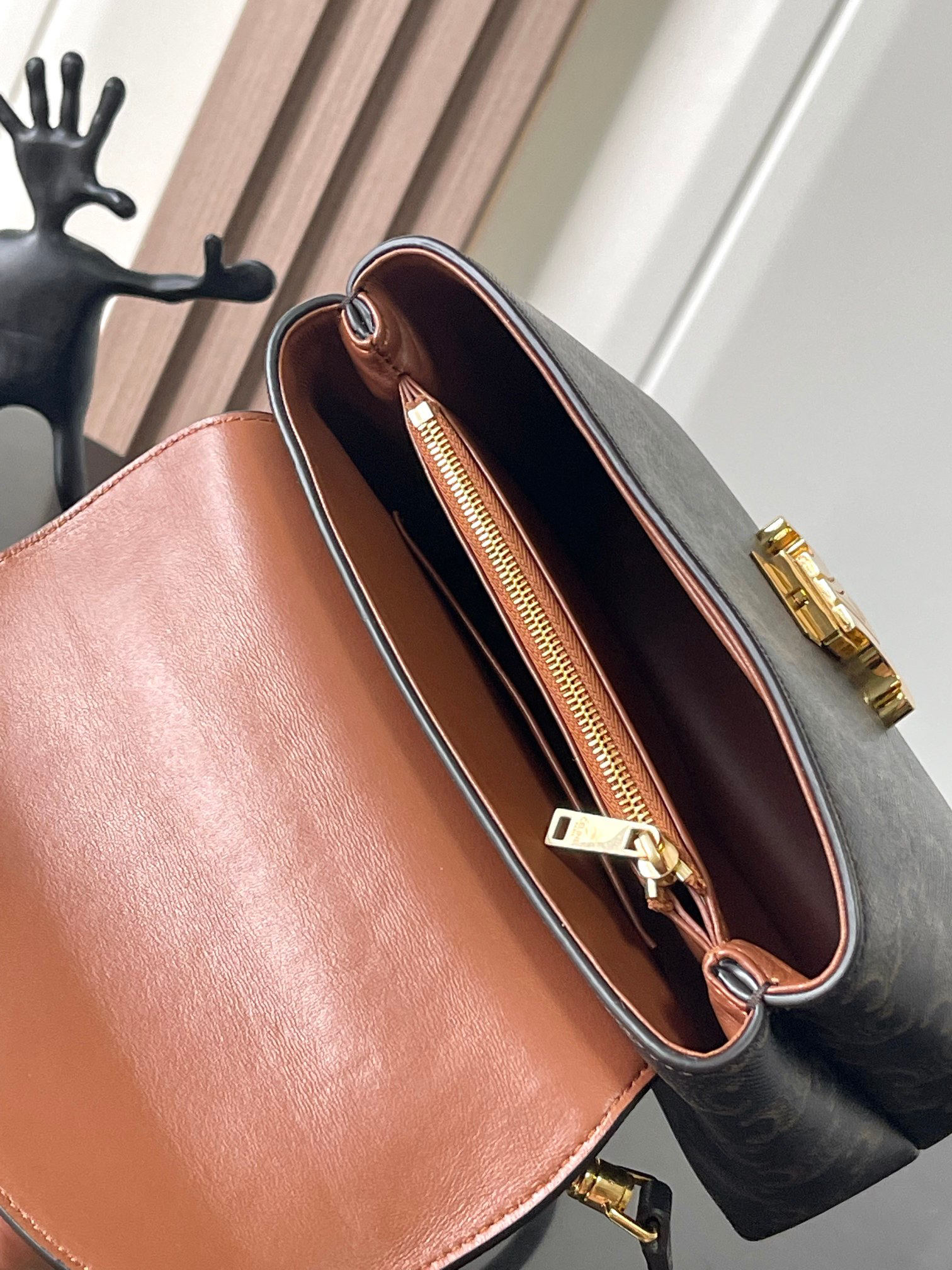 CELINE Teen Nino Logo-Print Leather Handbag - Image 8
