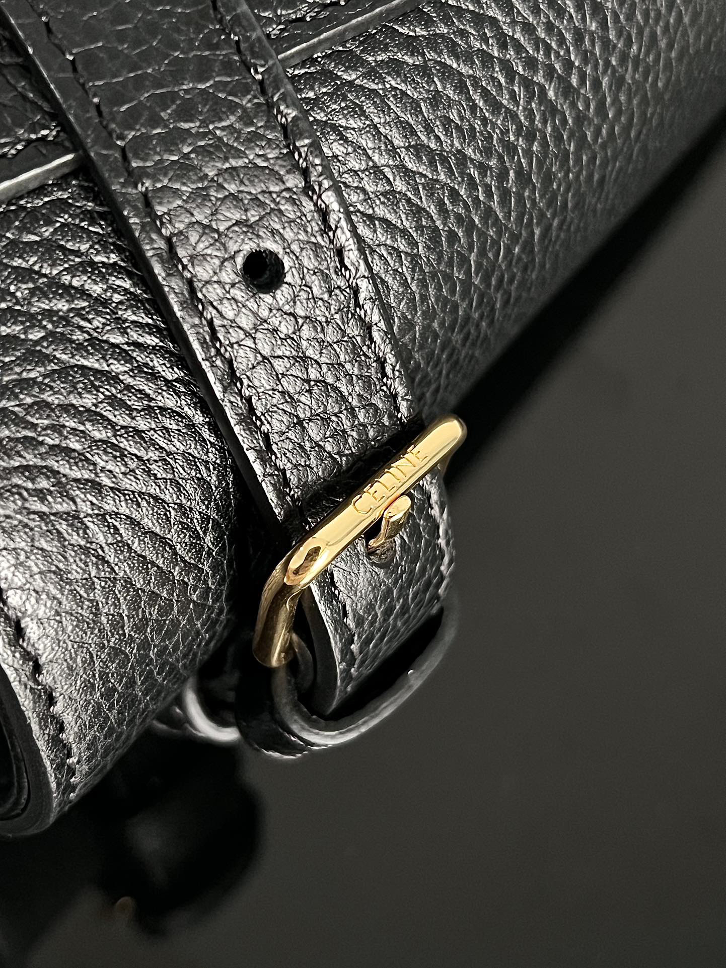 Celine CUIR Series CABAS ANAÏS Grain Calfskin Leather Tote Bag - Image 8