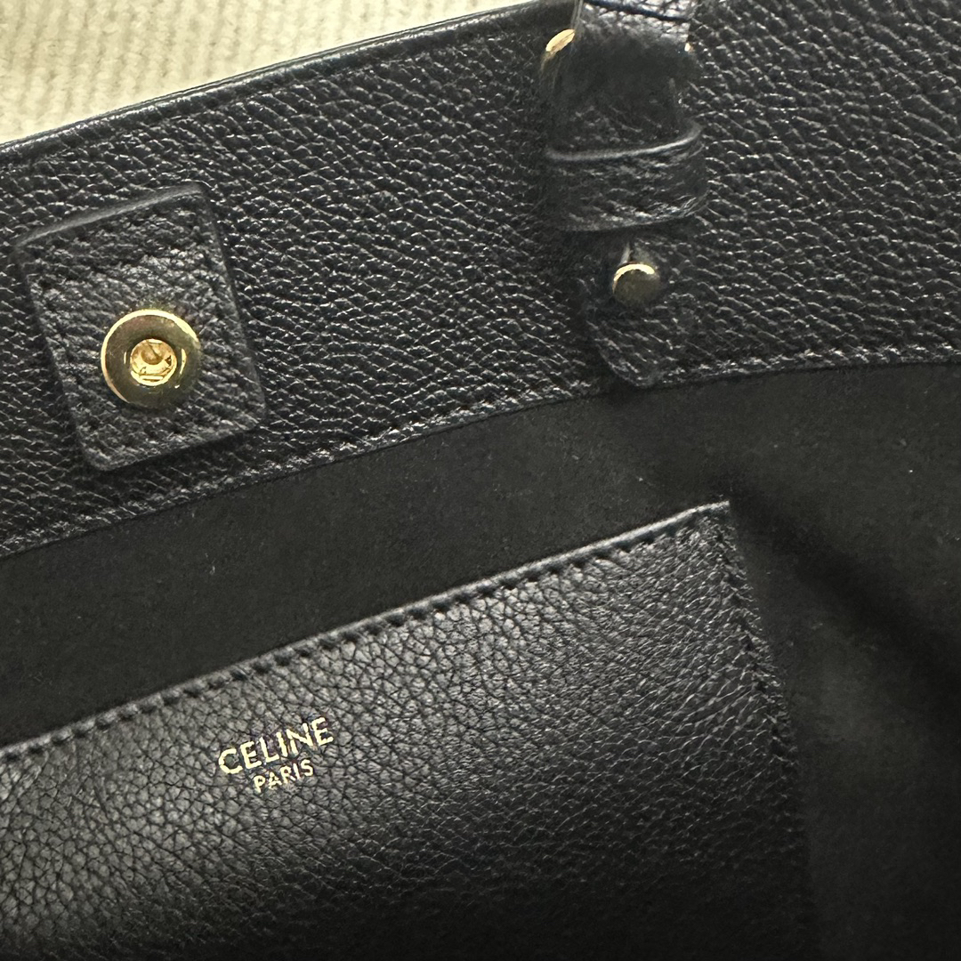 Cabas Anais Small Textured Leather Tote Bag - Image 8