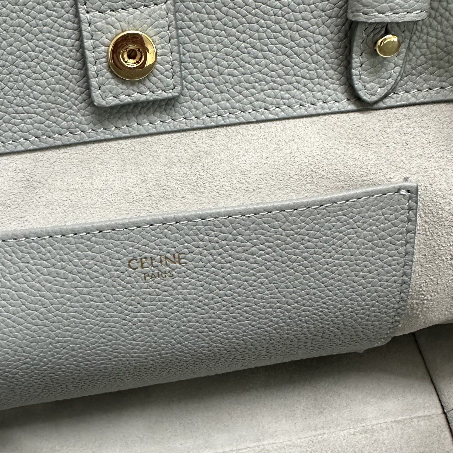 Cabas Anais Small Textured Leather Tote Bag - Image 8