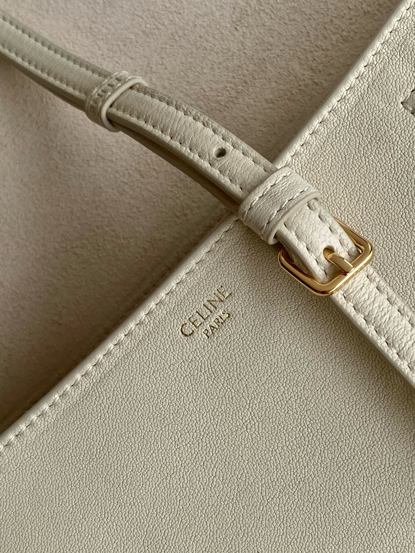 CE Halfmoon Small Lambskin Crossbody Bag - Image 8