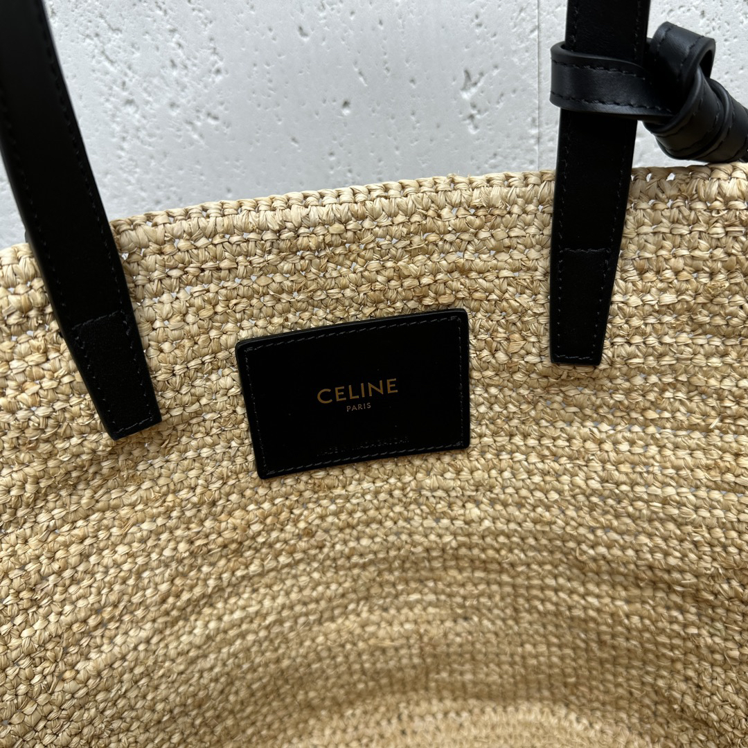 TEEN Soft Classic Woven Tote Bag with Leather Trim - Image 8