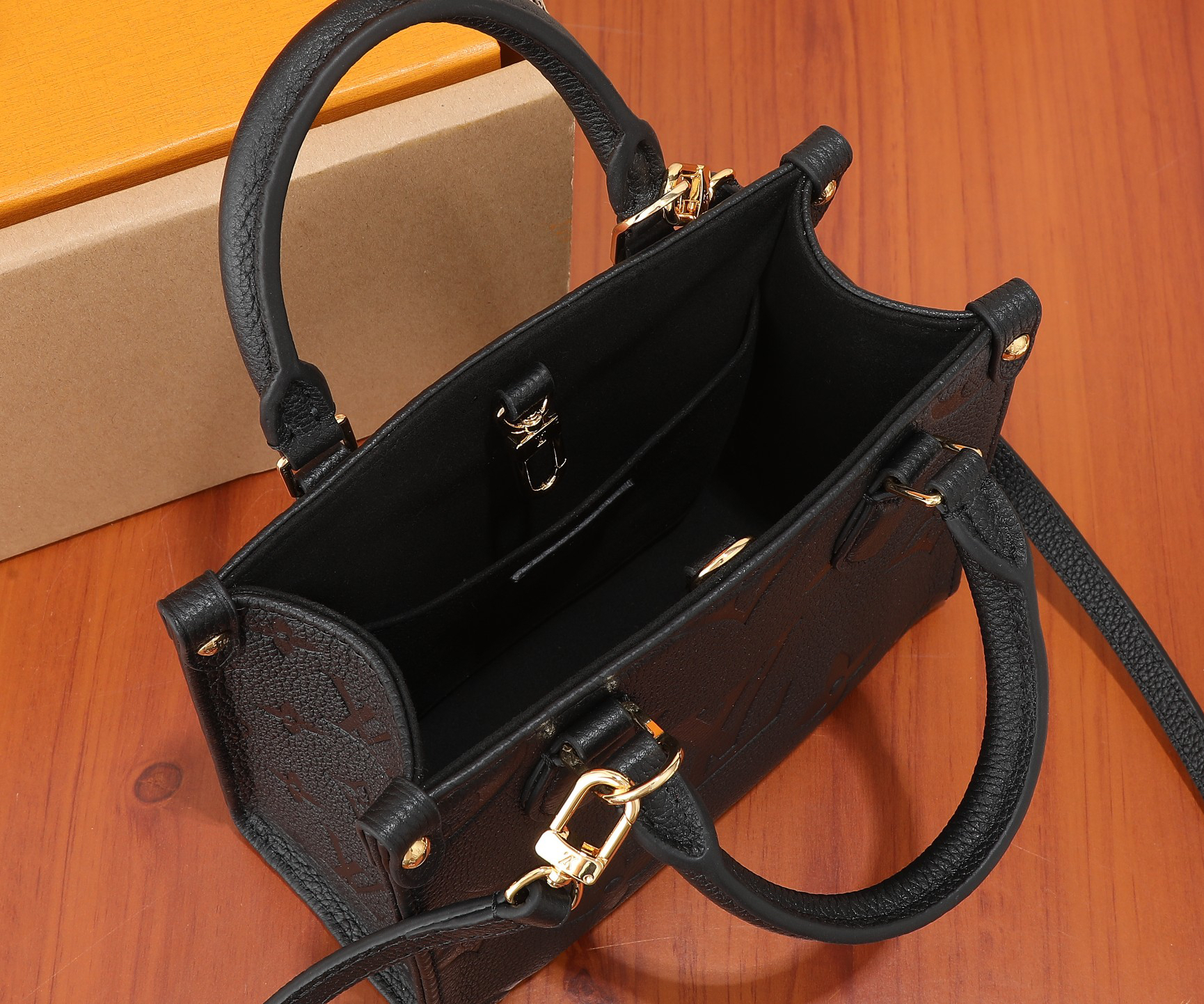 Louis Vuitton OnTheGo BB Monogram Empreinte Leather Shoulder Bag - Image 8
