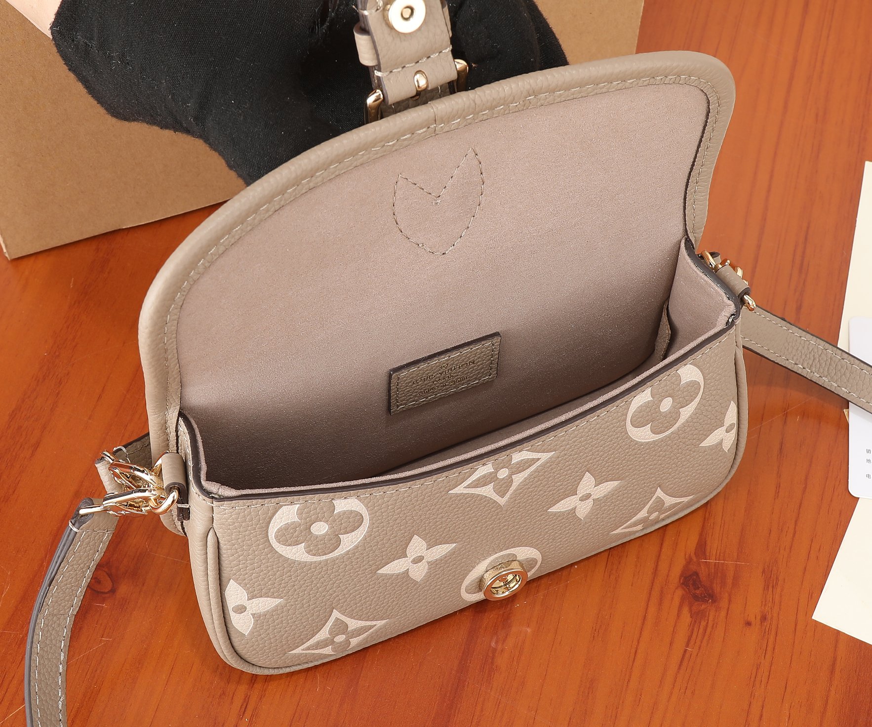 Louis Vuitton Nano Diane Monogram Empreinte Crossbody Bag - Image 8