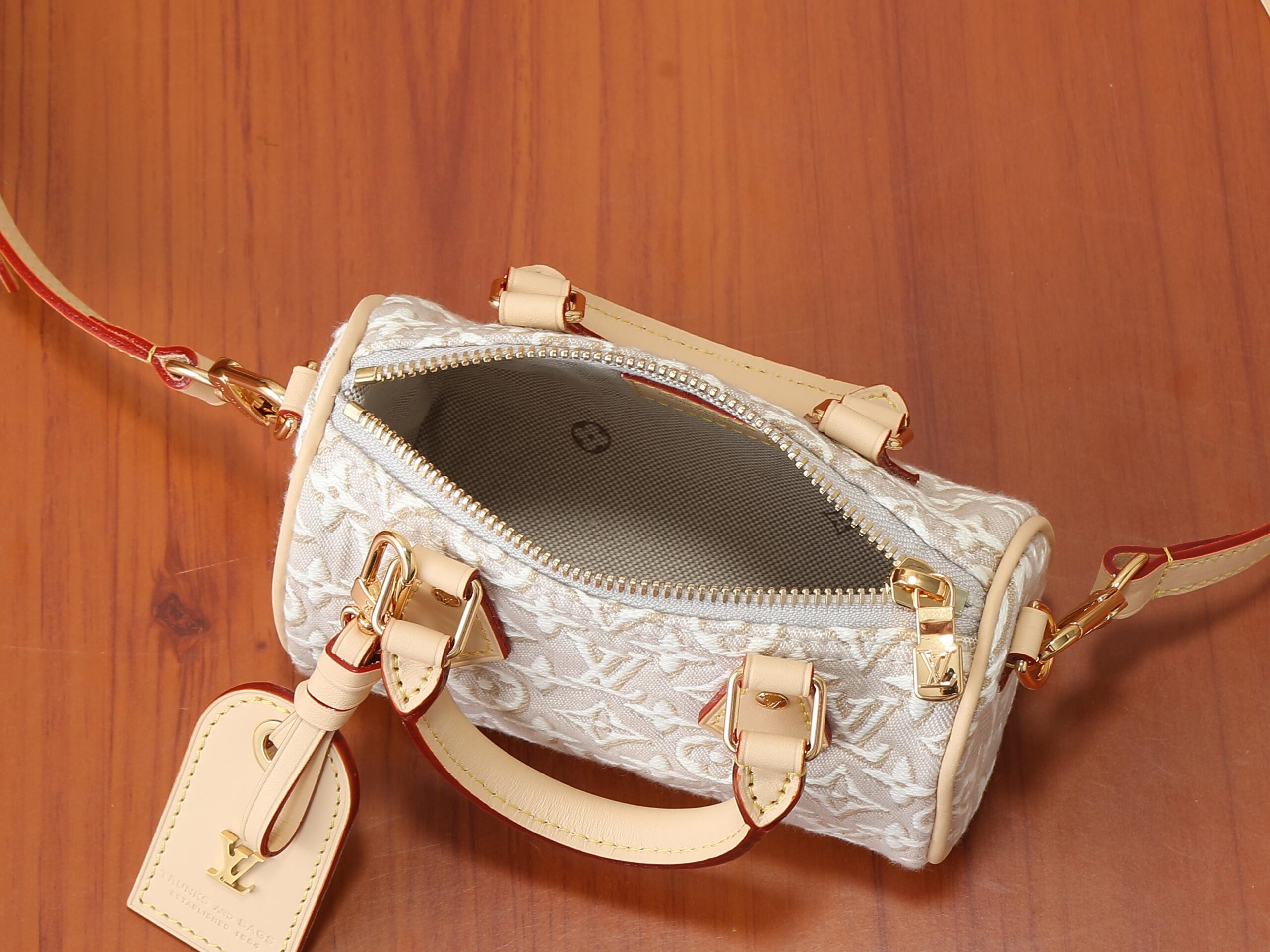 Louis Vuitton Nano Speedy Handbag in Monogram Emblème Canvas - Image 8