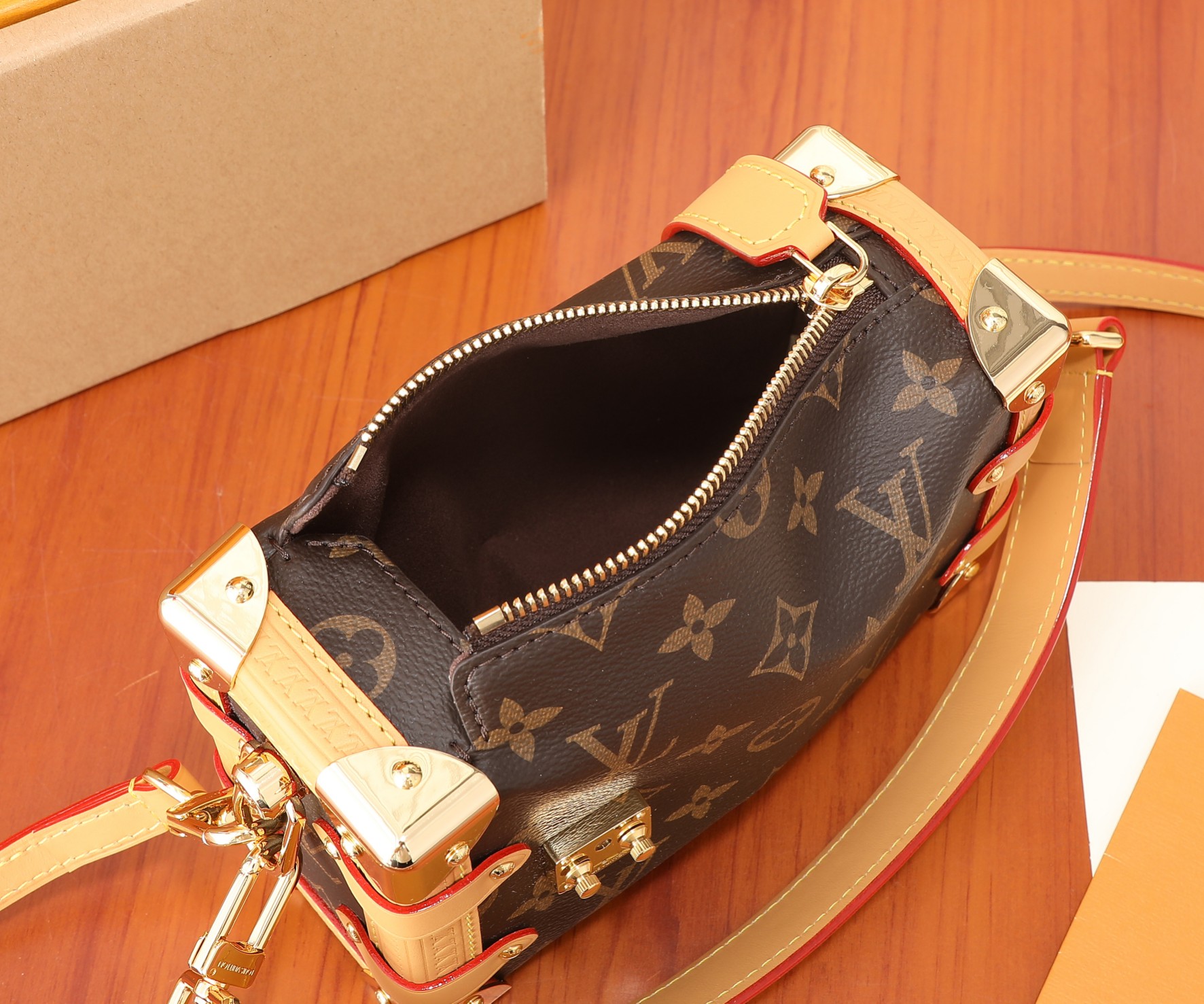 Louis Vuitton Side Trunk Small Monogram Canvas Bag - Image 8