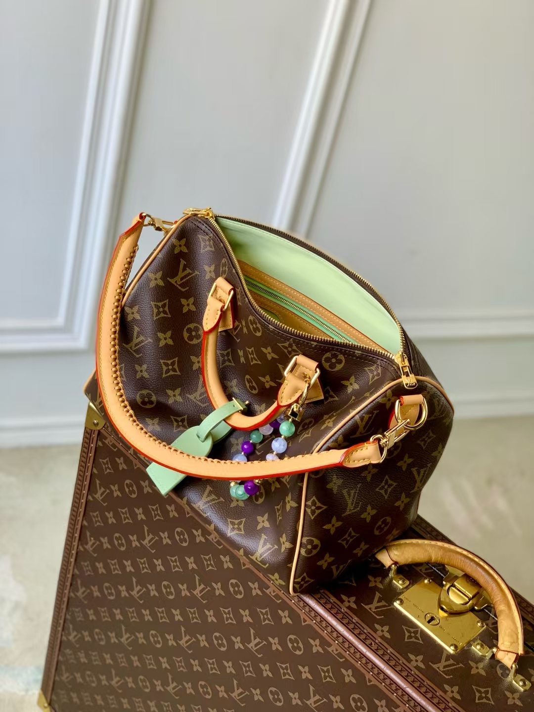 Louis Vuitton Speedy Soft 30 Lucky Handbag - Image 8