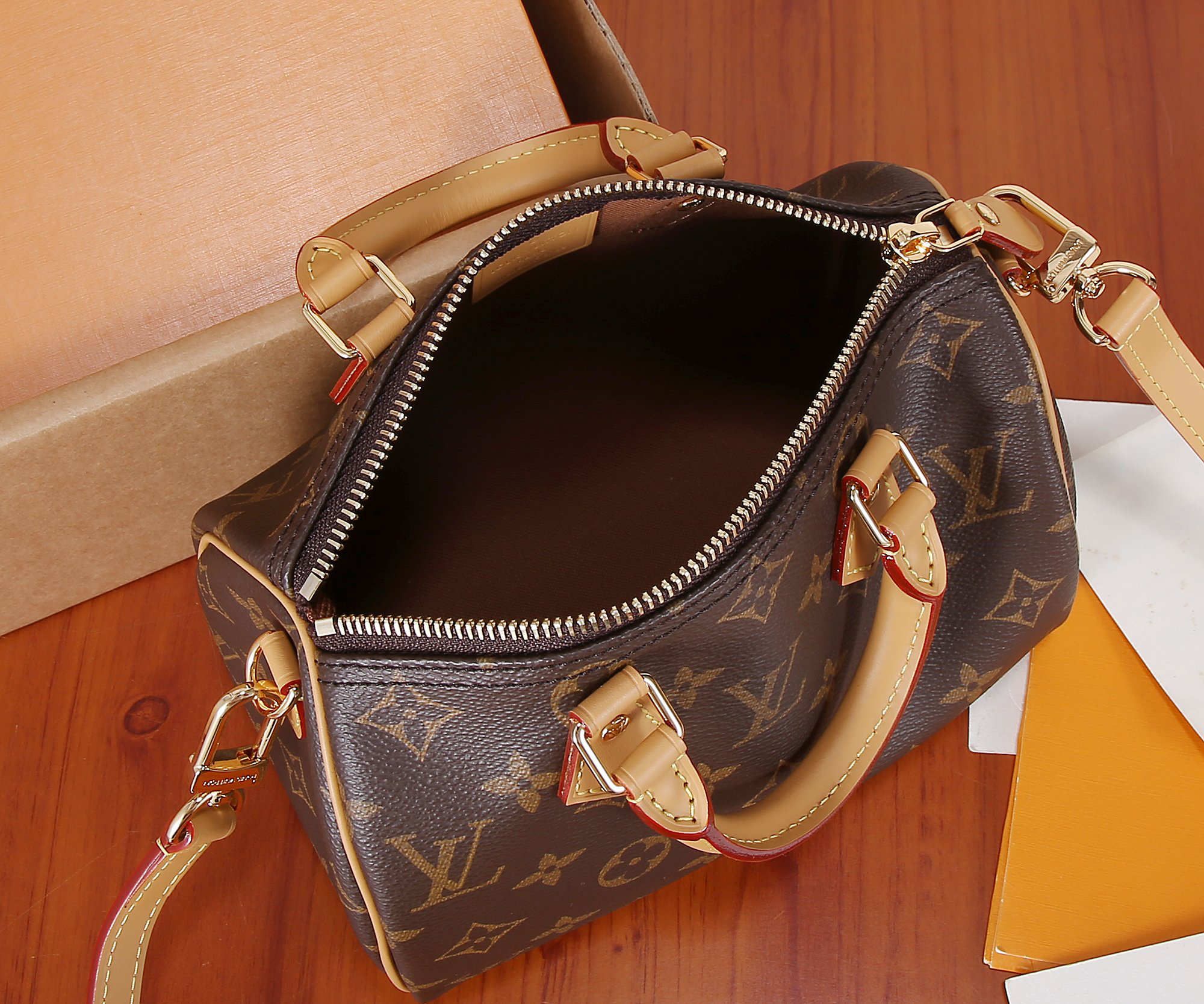 Nano Speedy Monogram Canvas Handbag - Image 8