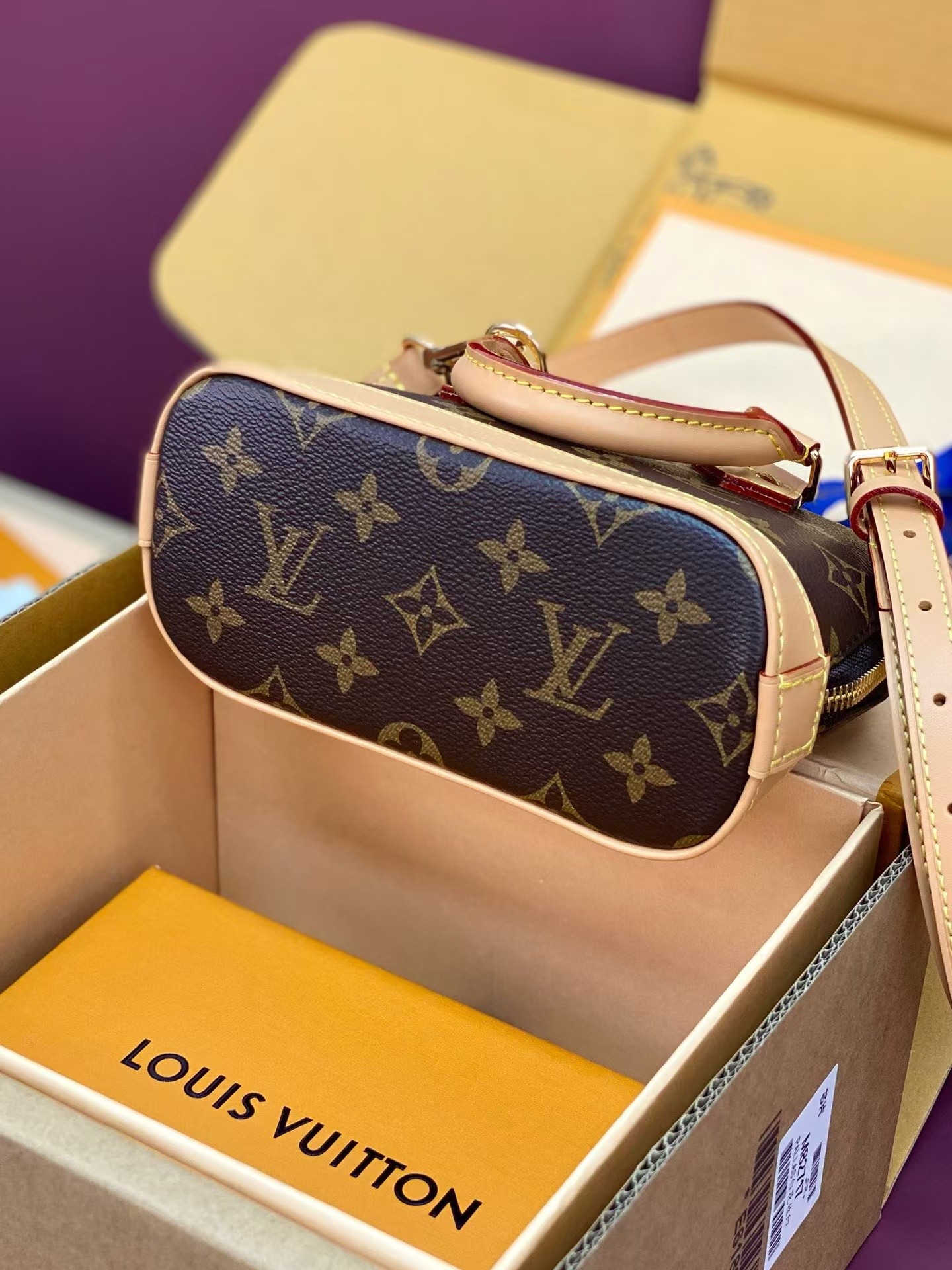 Louis Vuitton Nano Alma Monogram Handbag - Image 8