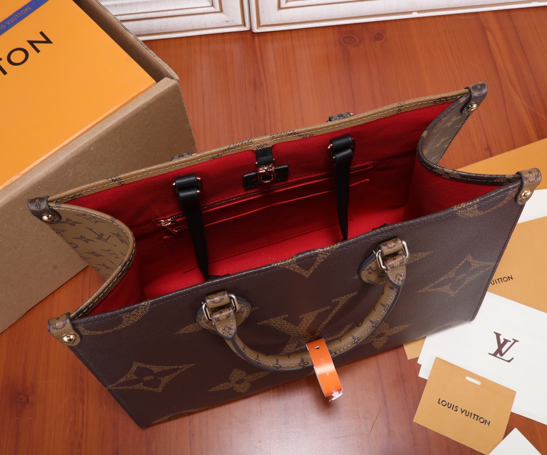 Louis Vuitton Onthego MM Tote Bag - Image 8