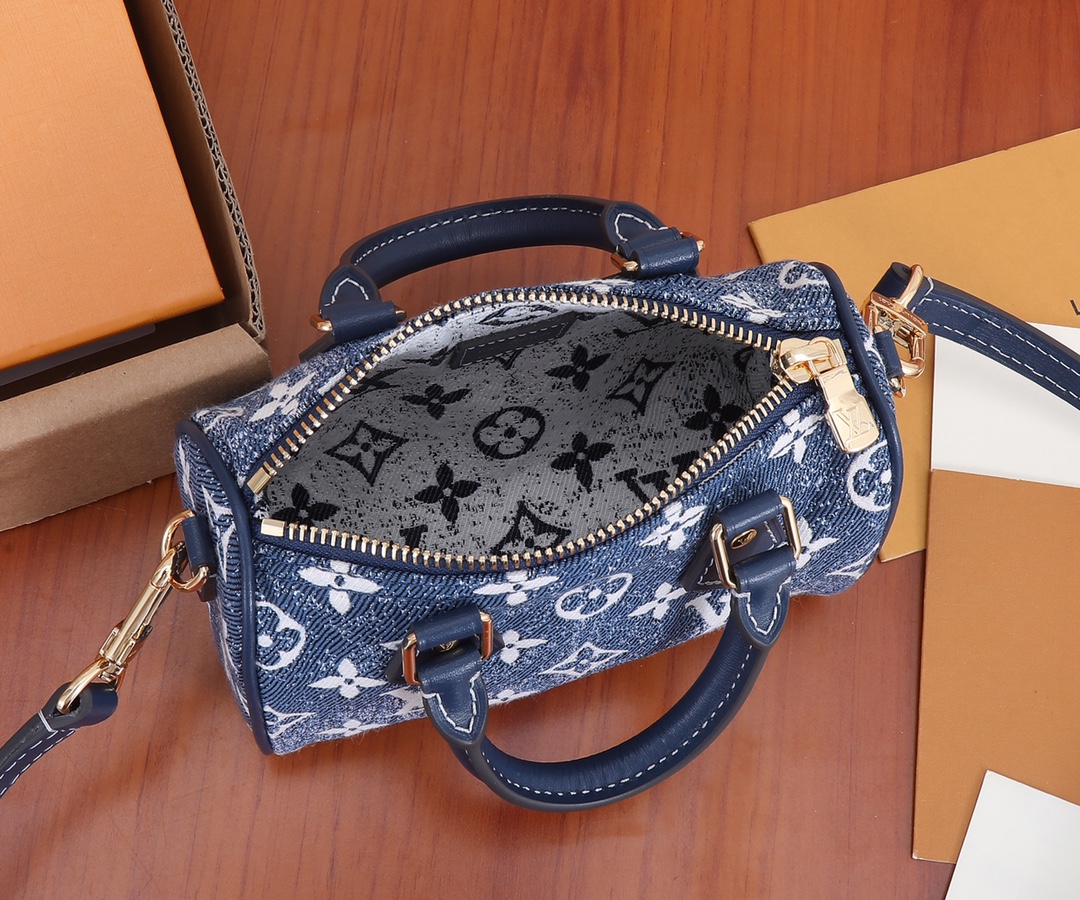Louis Vuitton Nano Speedy Handbag - Image 8