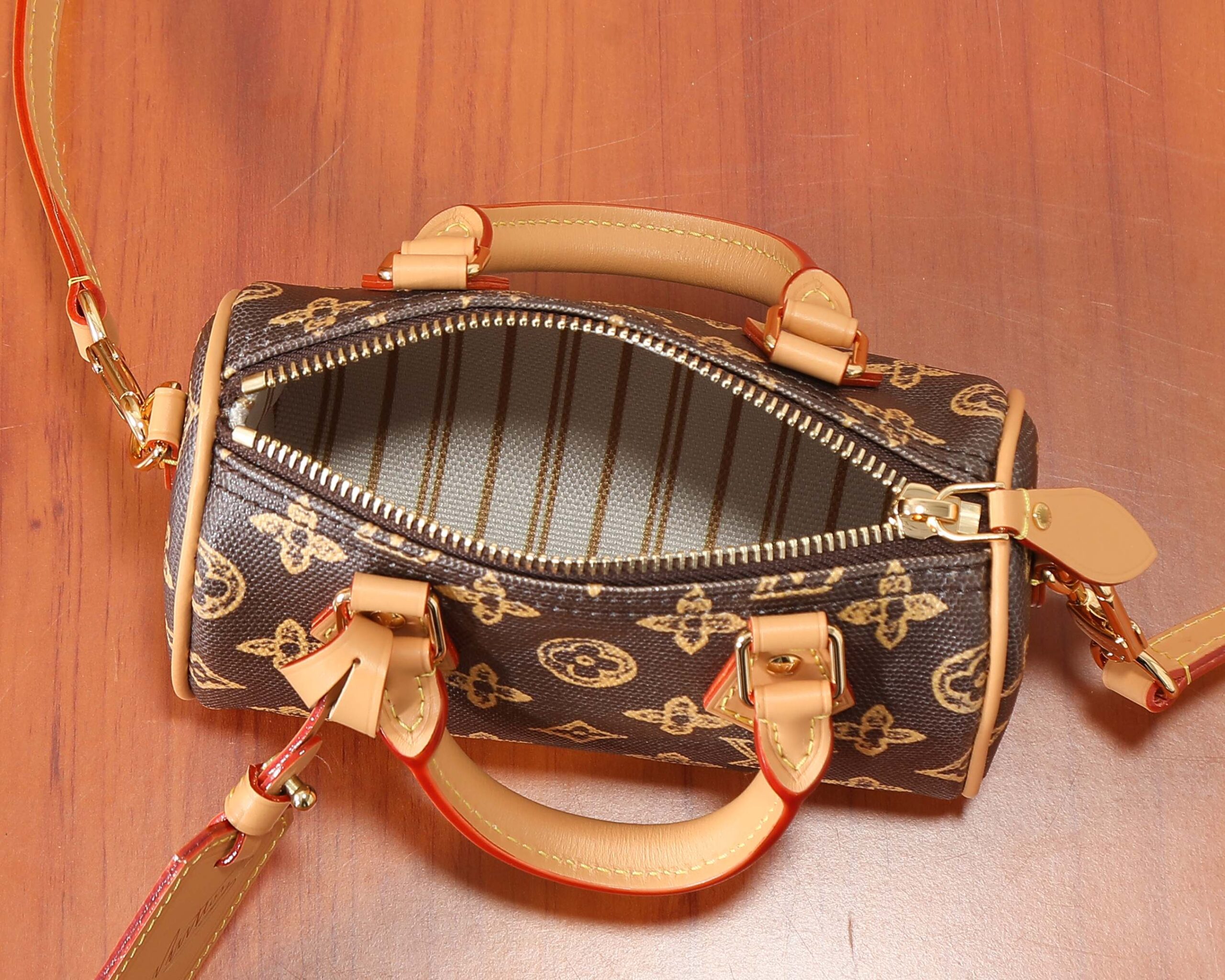 Louis Vuitton Nano Speedy Handbag - Image 8