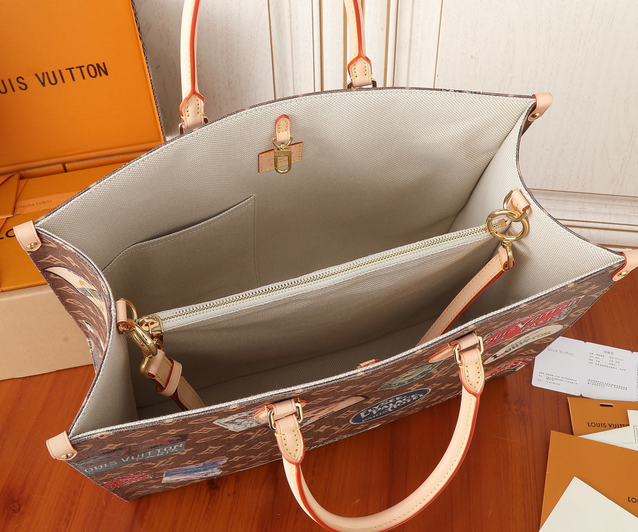 Louis Vuitton OnTheGo Voyage Monogram Canvas Tote Bag - Image 8