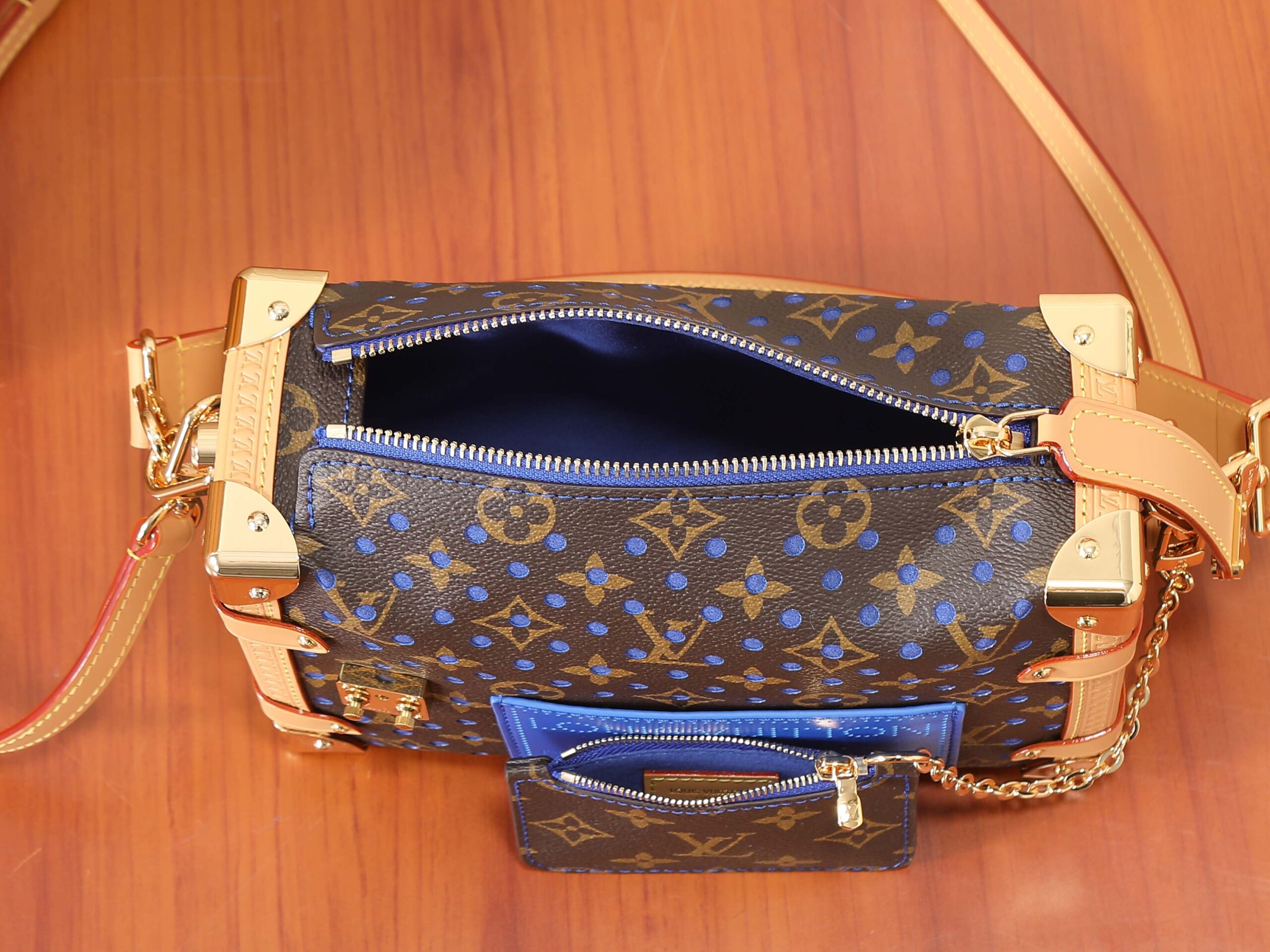 Side Trunk Medium Handbag in Monogram Canvas - Image 8