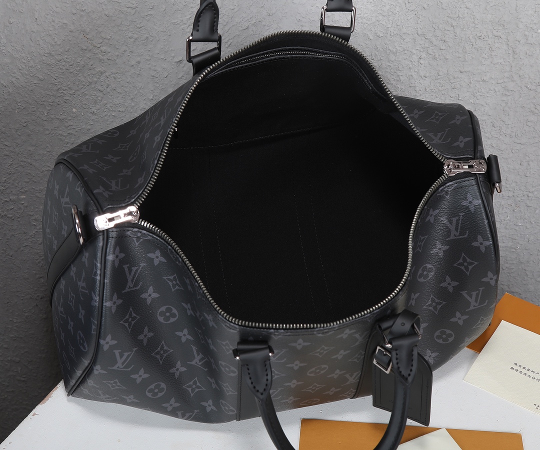 Louis Vuitton Keepall 45 Monogram Eclipse Travel Bag M40569 - Image 8