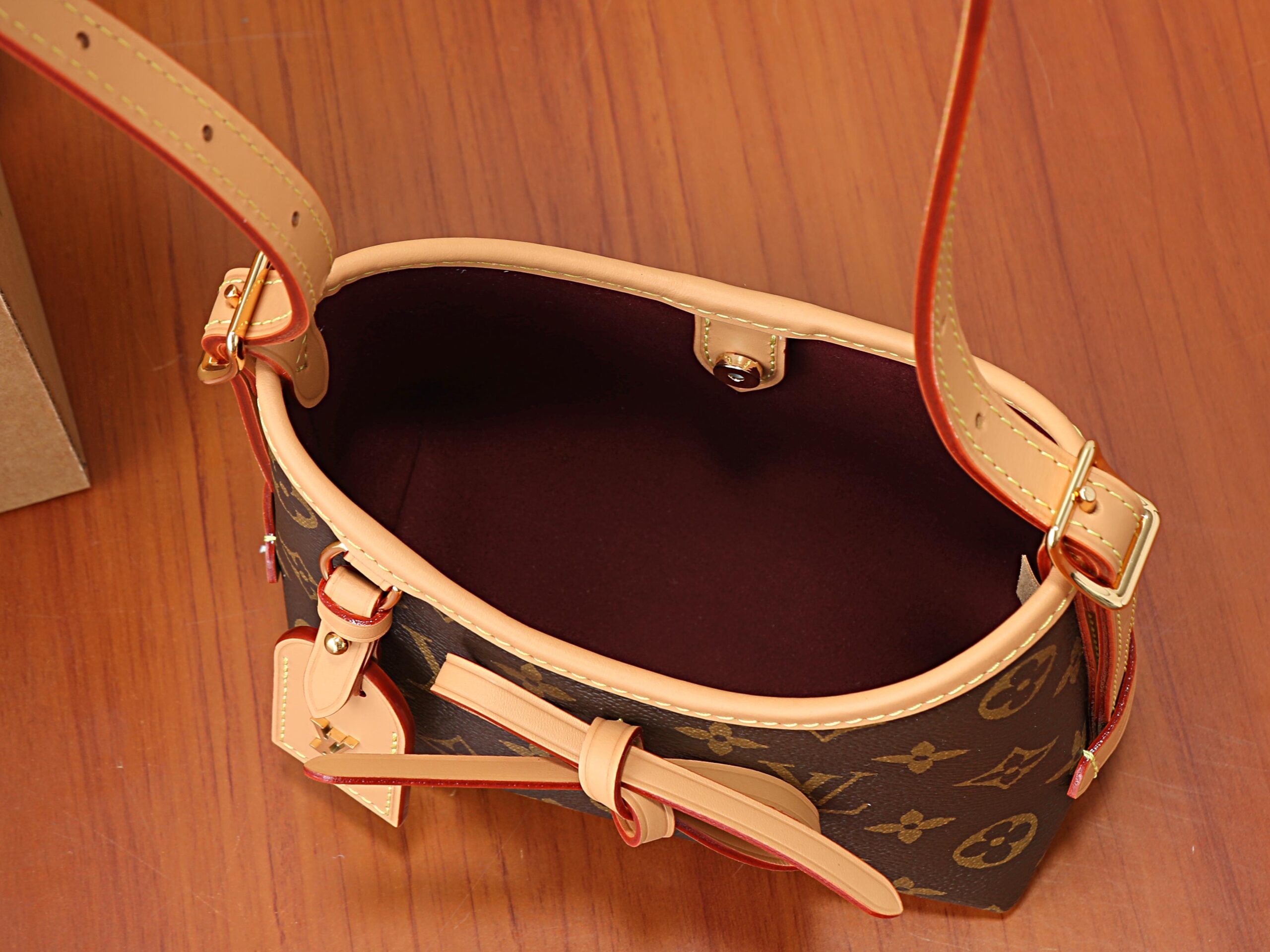 Louis Vuitton Nano CarryAll Monogram Canvas Crossbody Bag - Image 8
