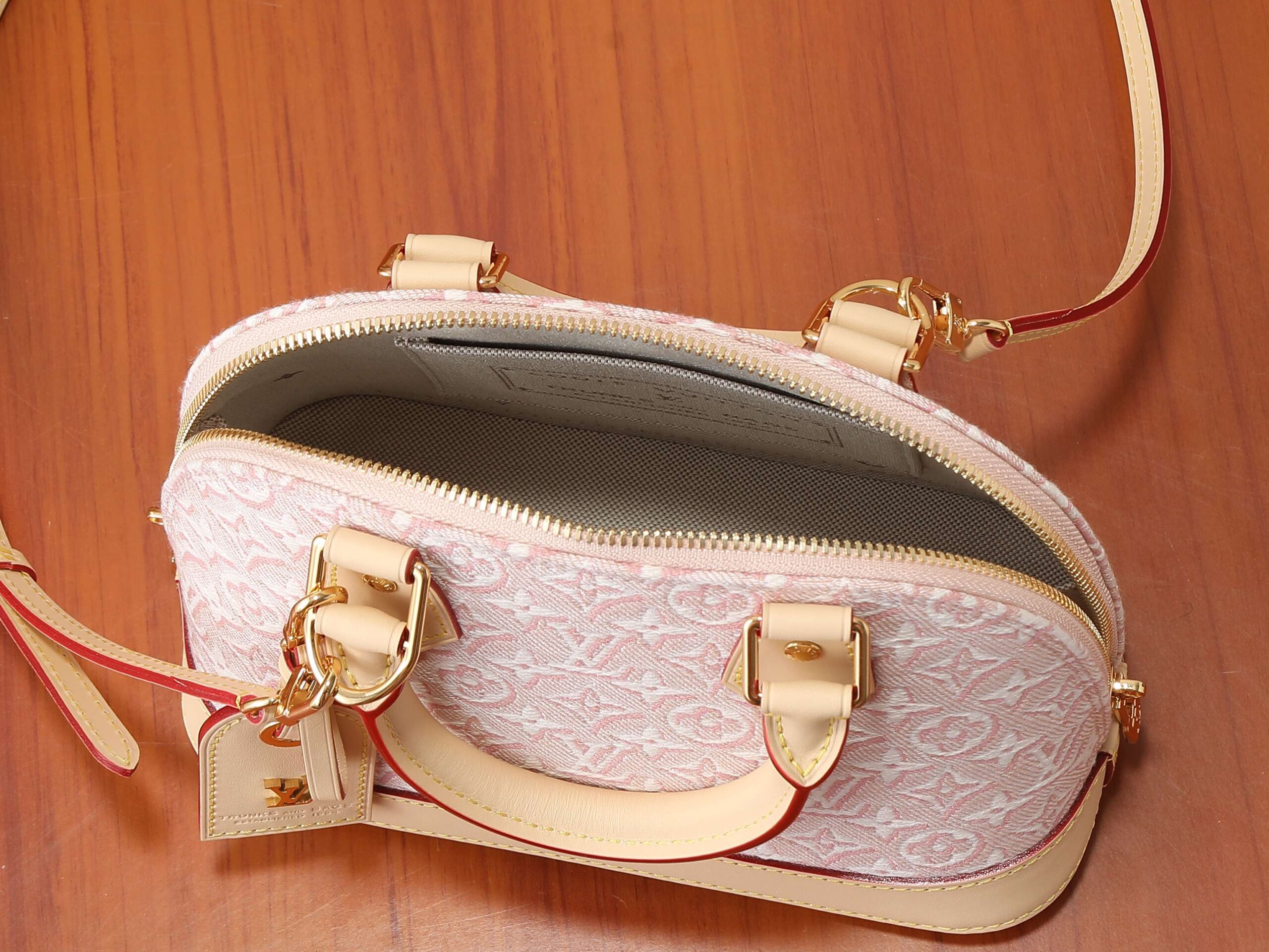 Louis Vuitton Alma BB Monogram Emblème Handbag - Image 8