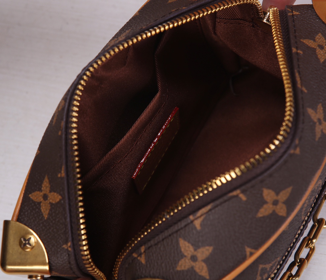 Louis Vuitton Mini Soft Trunk Monogram Crossbody Bag - Image 8
