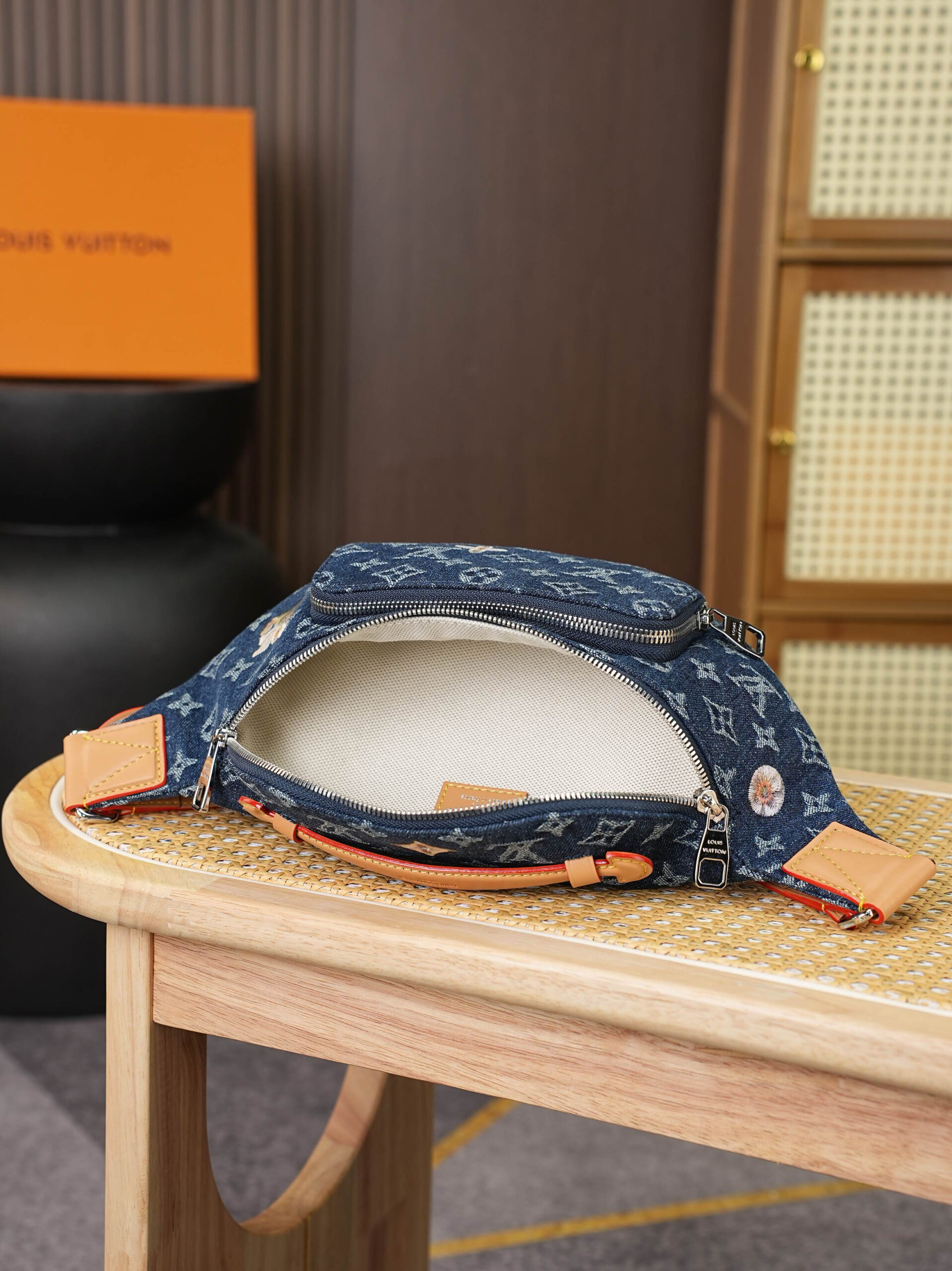 Louis Vuitton Rush Monogram Denim Belt Bag - Image 8