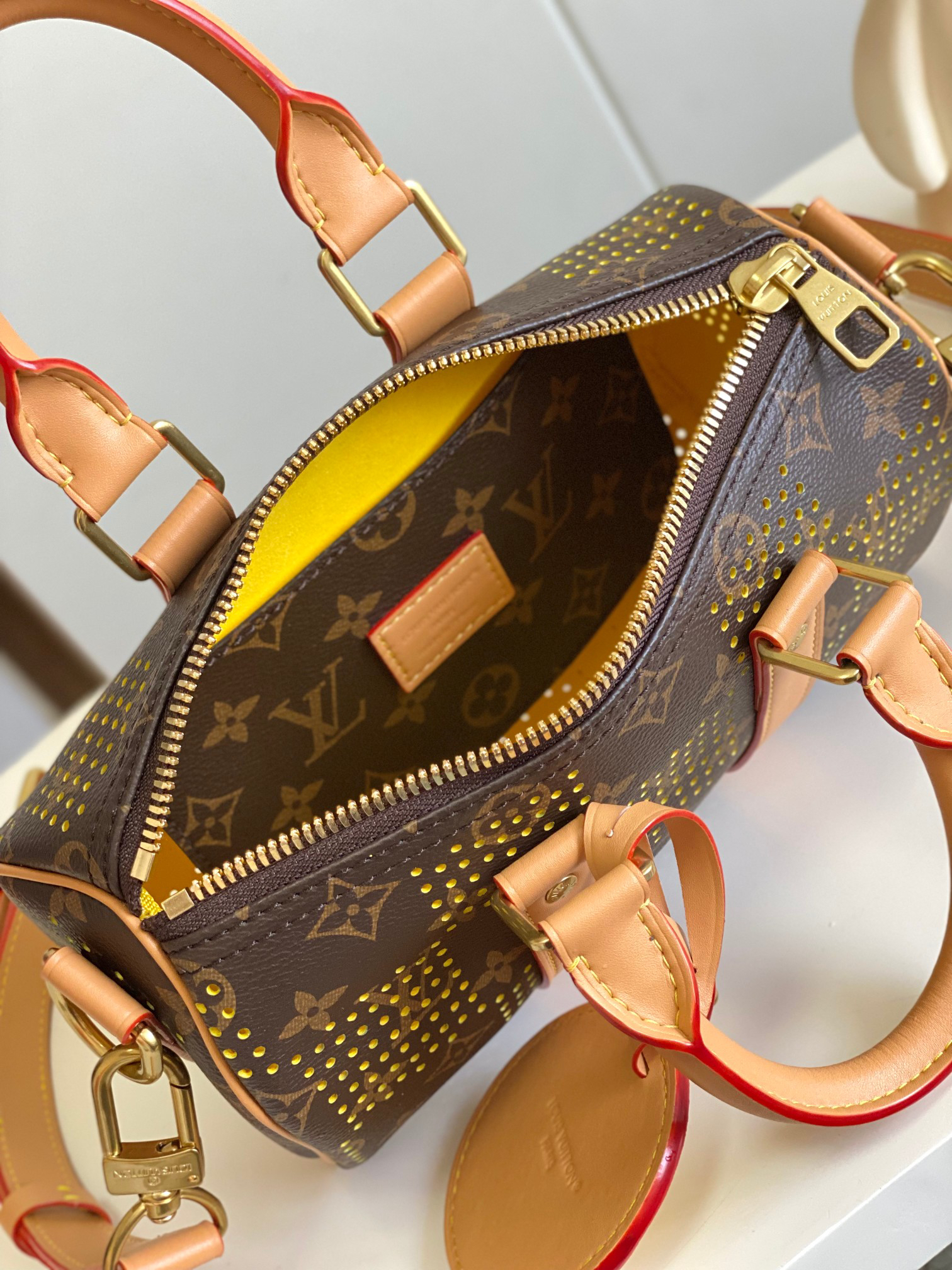 Louis Vuitton Keepall Bandoulière 25 Monogram Grid Shoulder Bag - Image 8