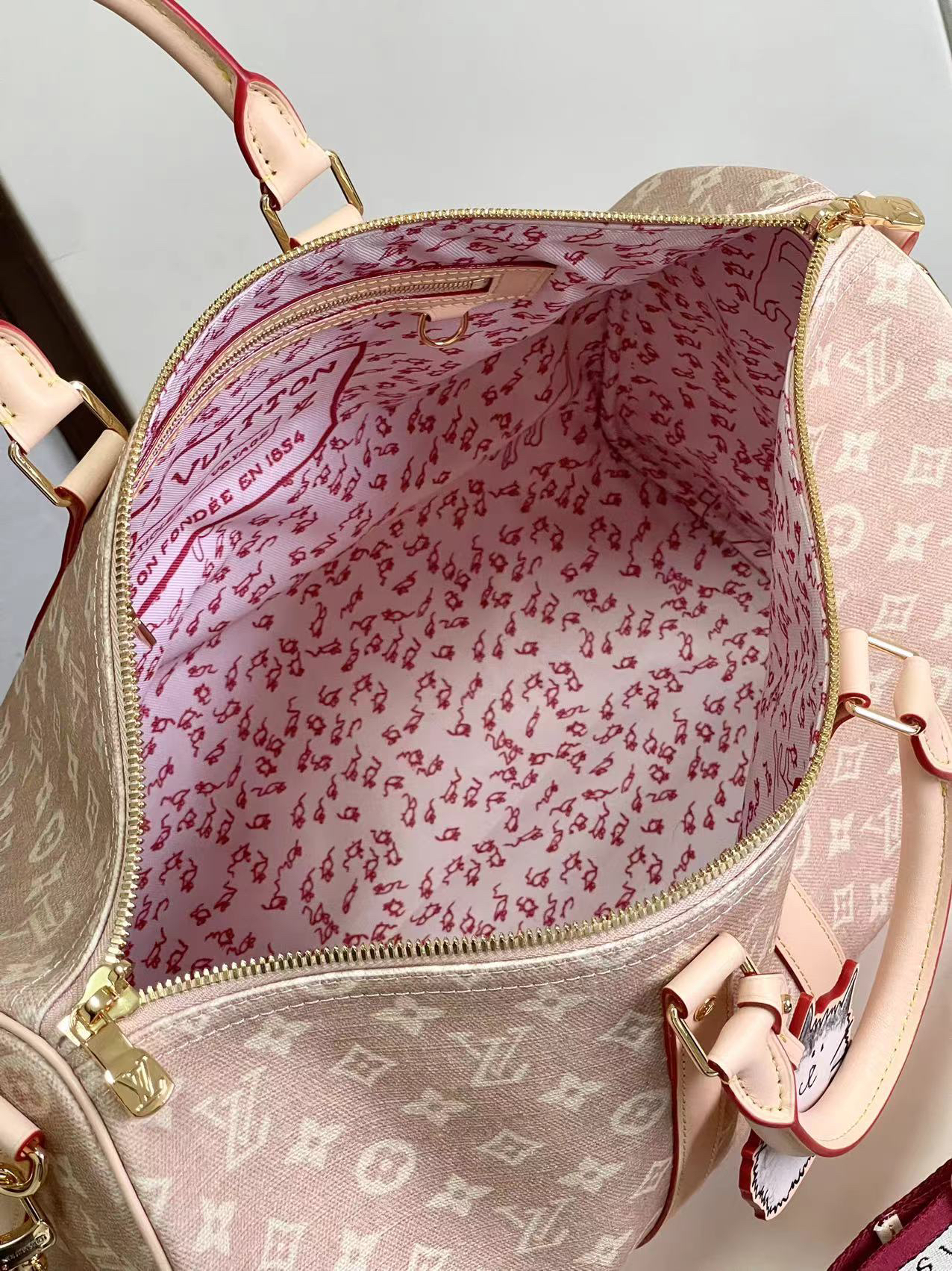 Louis Vuitton Keepall Bandoulière 45 Travel Bag - Image 8