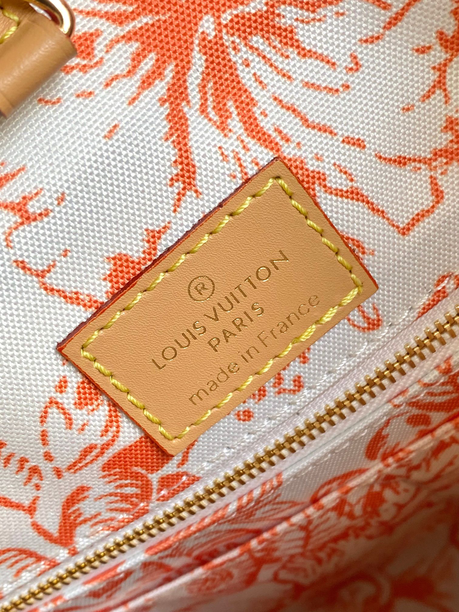 Louis Vuitton OnTheGo Medium Tote Bag in Blue Monogram Tiles Canvas - Image 8