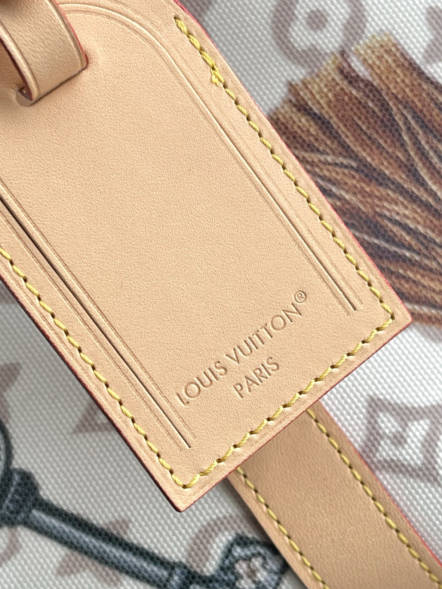 Keepall Bandoulière 45 Travel Bag in Monogram Dune Canvas - Image 8