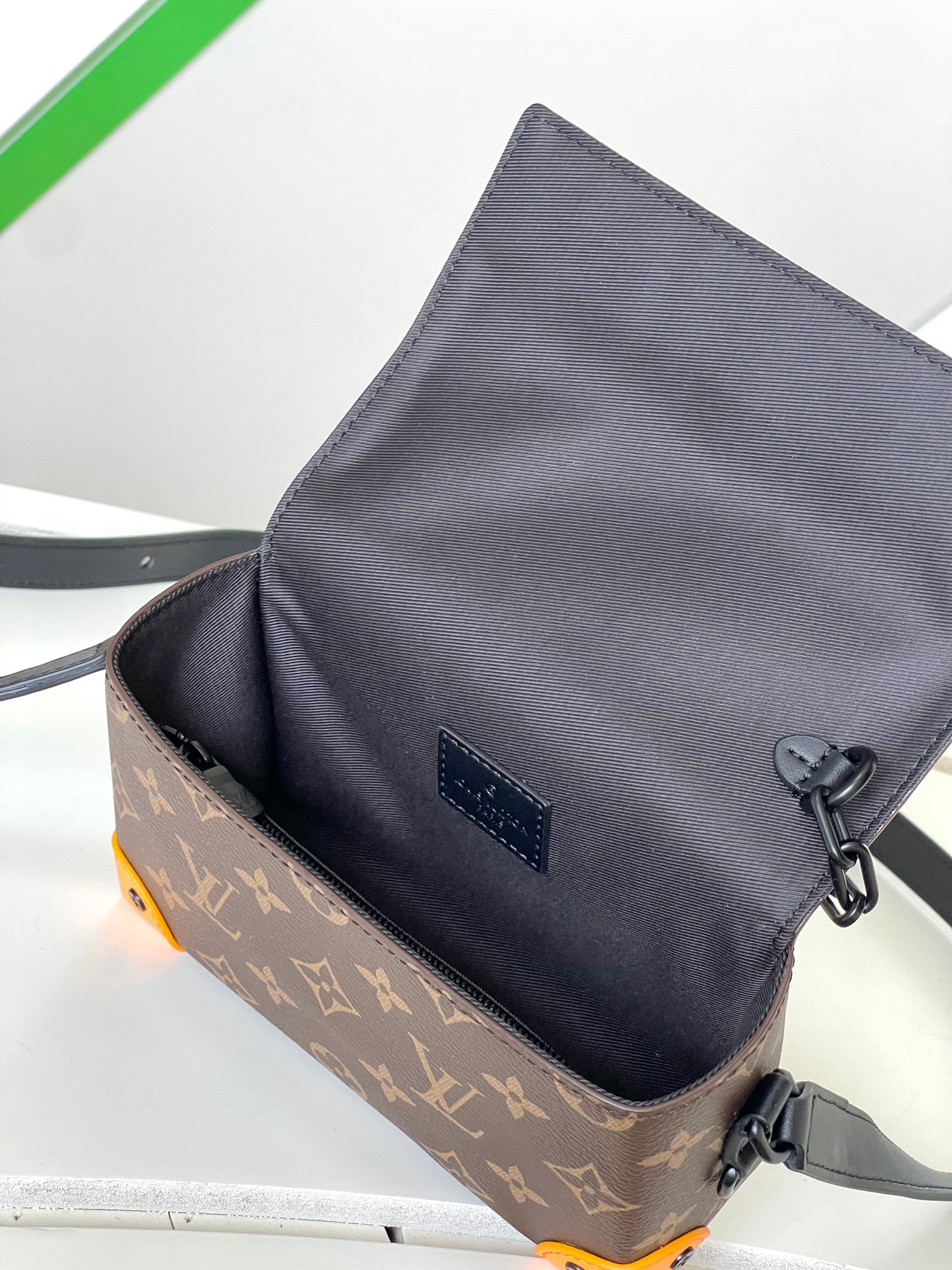 Steamer Mini Crossbody Bag in Monogram Eclipse Canvas - Image 8