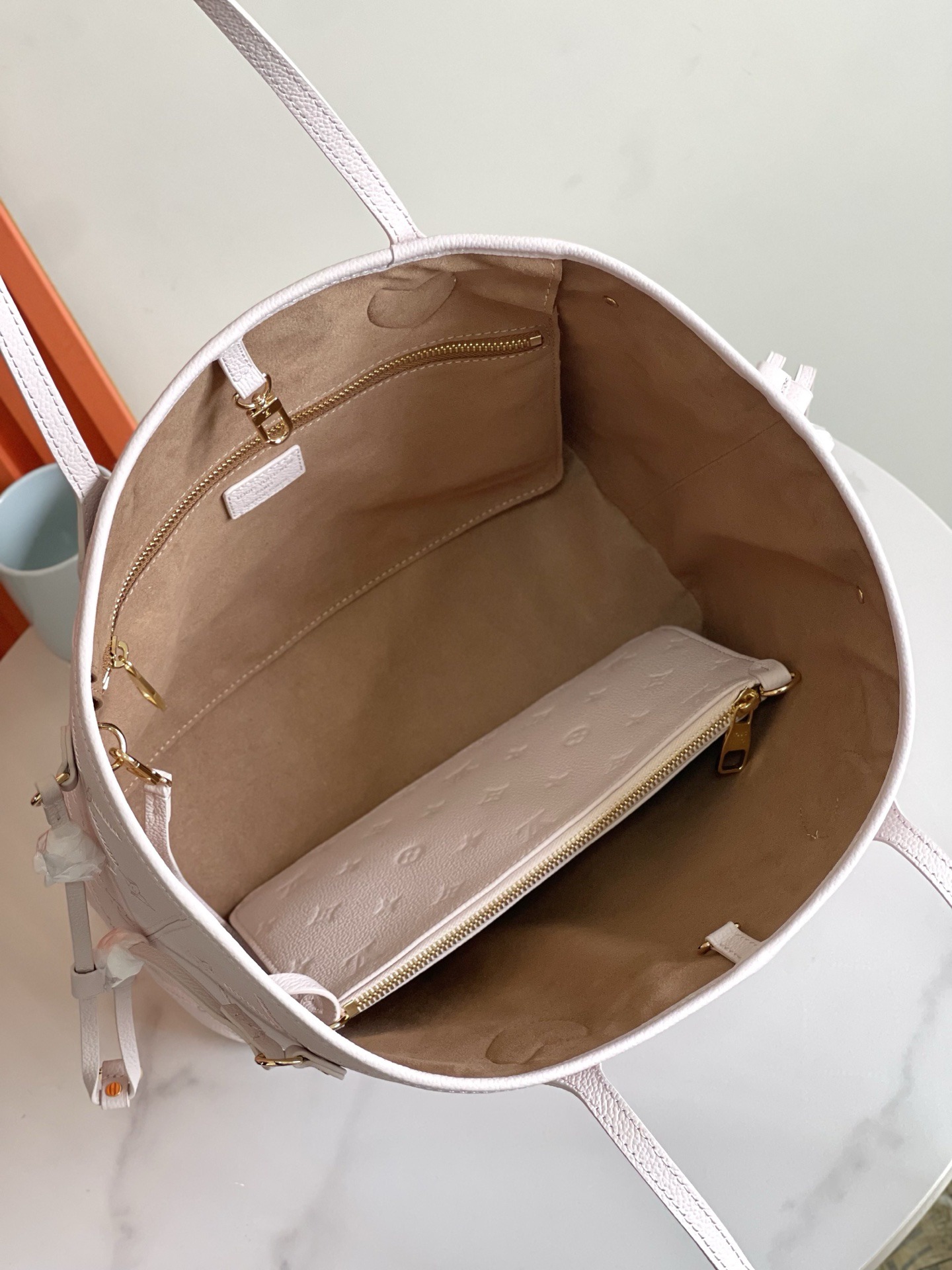Louis Vuitton Neverfull MM Monogram Empreinte Couture Tote Bag - Image 8