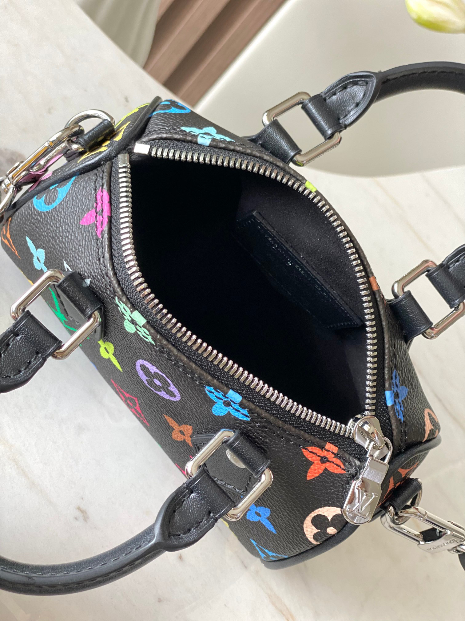 Louis Vuitton Nano Speedy Monogram Handbag - Image 8