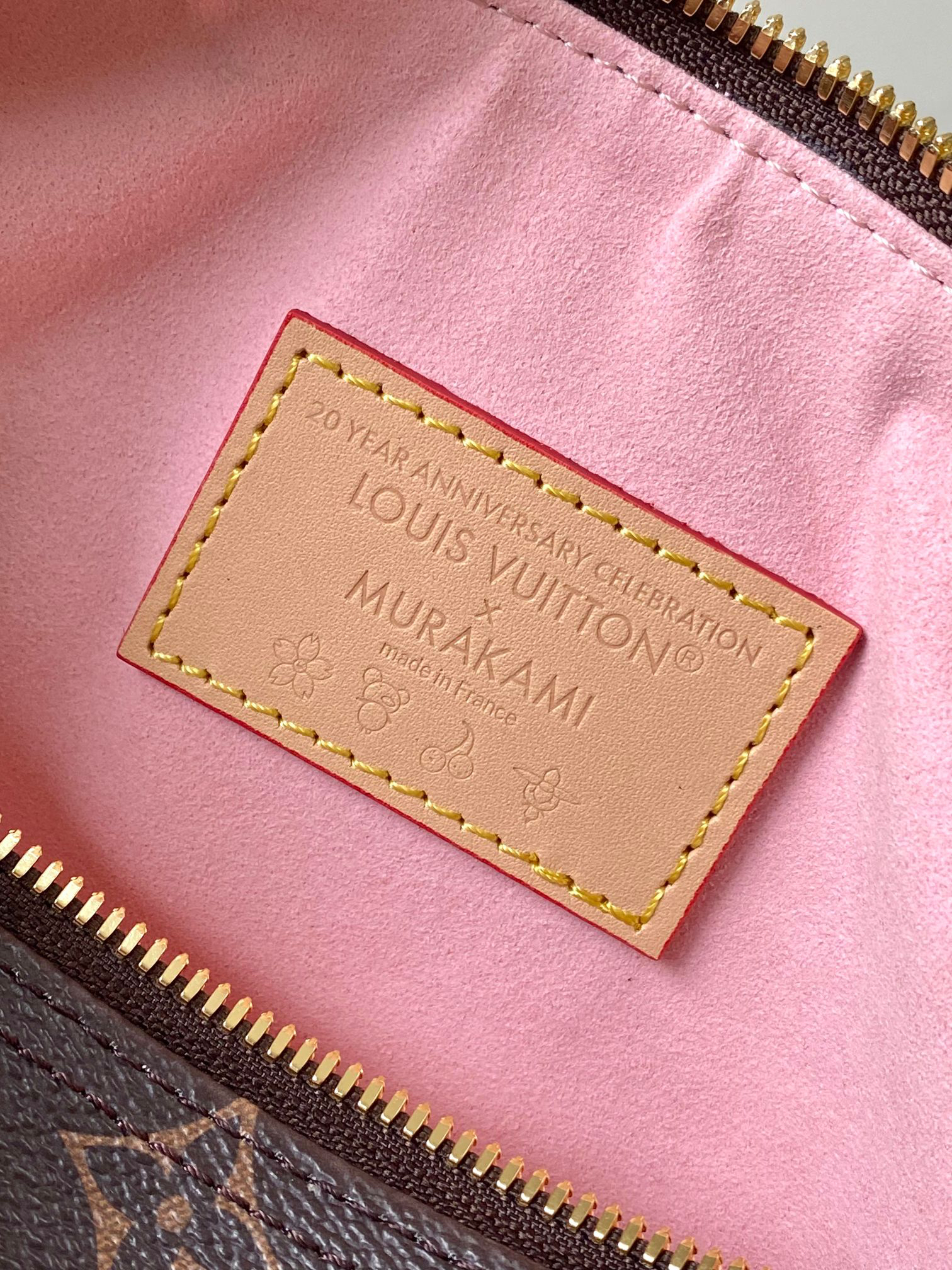 Louis Vuitton Speedy Bandoulière 25 Cherry Blossom Handbag - Image 8