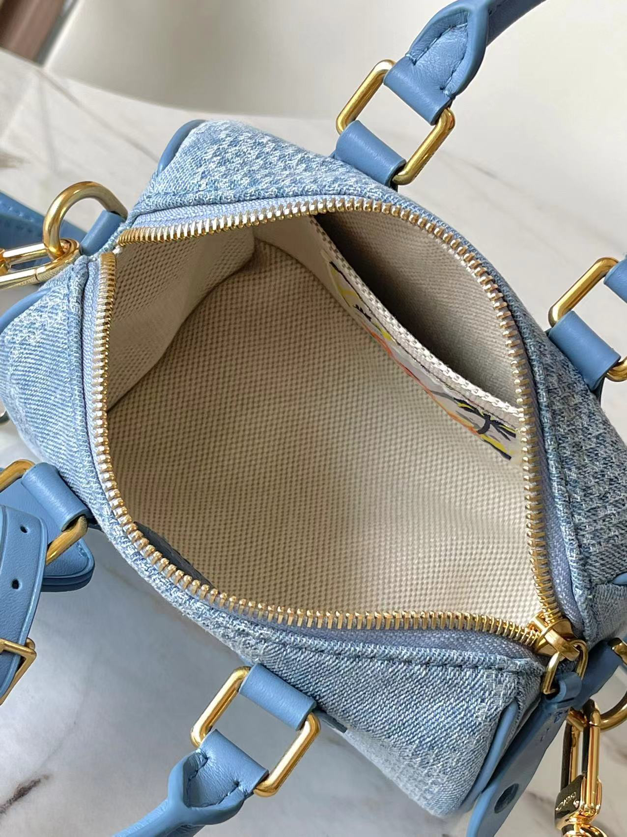 Louis Vuitton Speedy 18 Bandouliere Crossbody Bag - Image 8