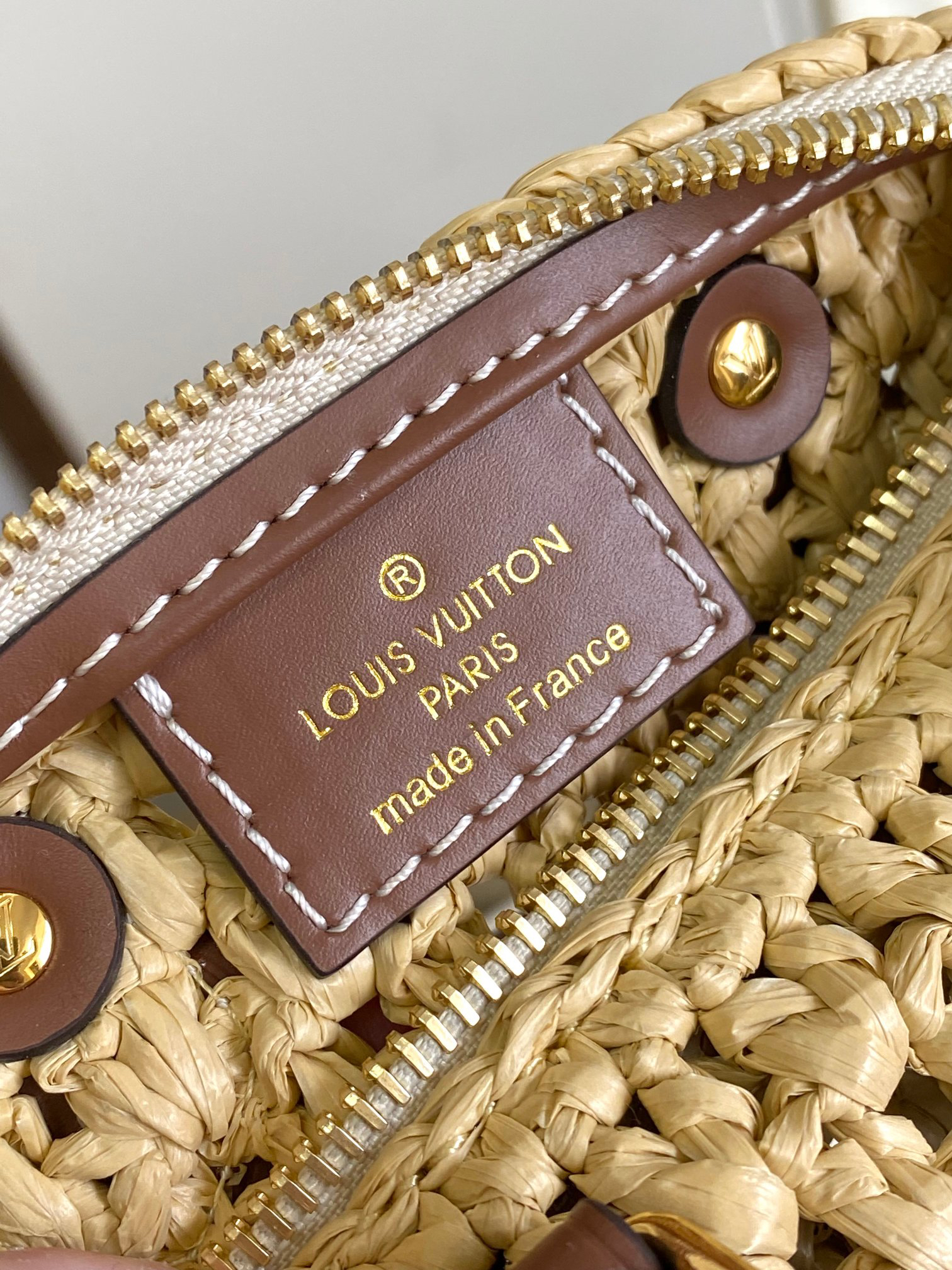 Louis Vuitton Nano Speedy Raffia Handbag M83525 - Image 8