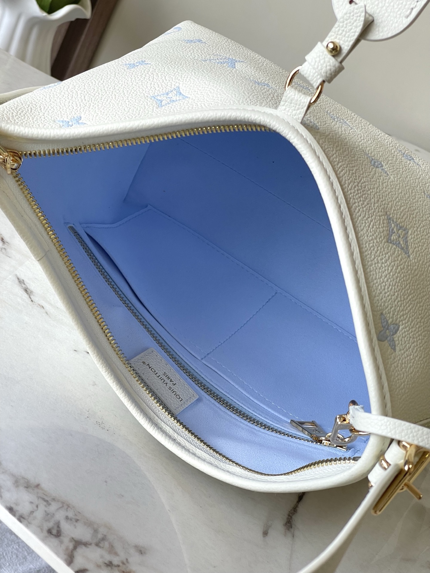 Louis Vuitton CarryAll Small Monogram Empreinte Leather Crossbody Bag - Image 8