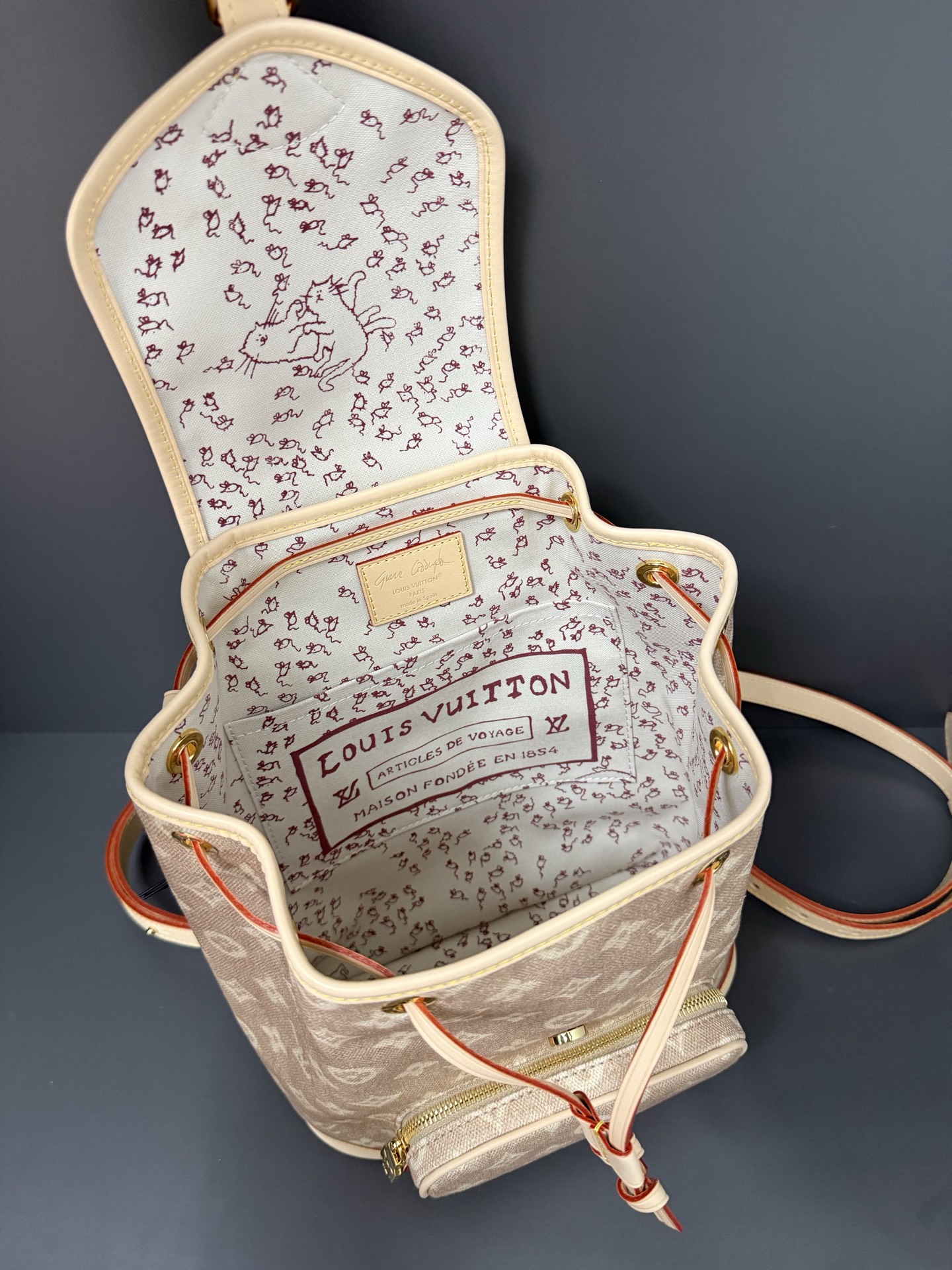 Louis Vuitton Montsouris Small Backpack – Meowgram - Image 8