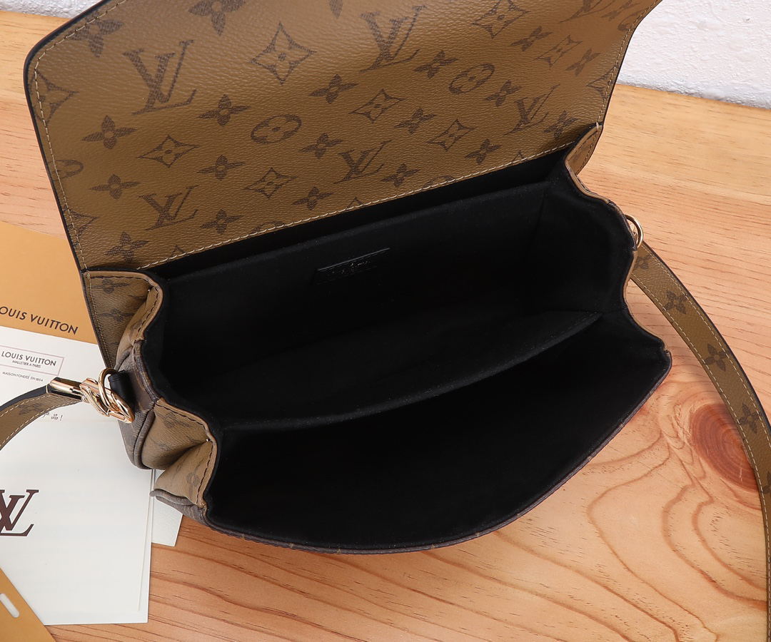 Louis Vuitton Pochette Métis Monogram Reverse Crossbody Bag - Image 8