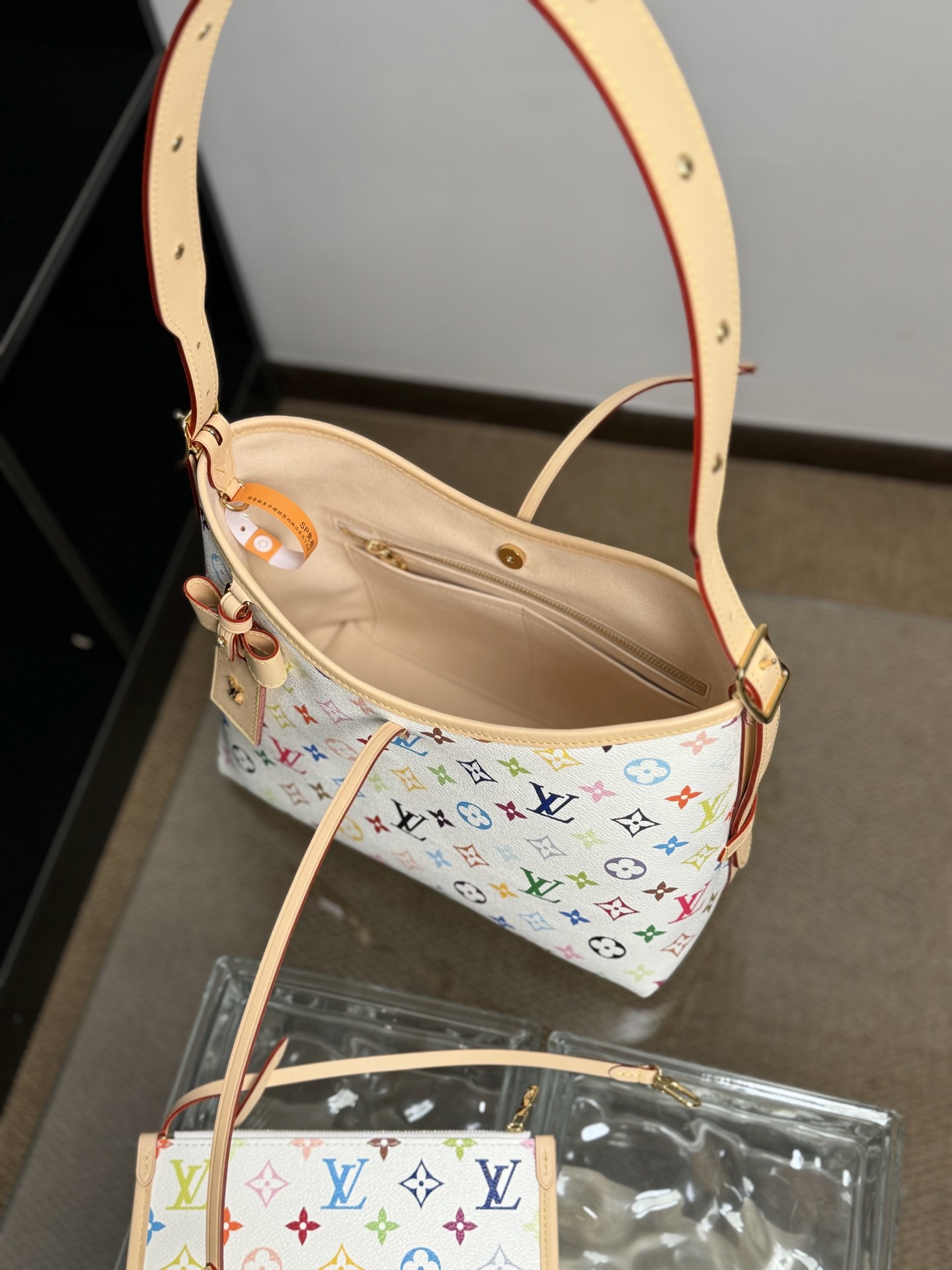 Louis Vuitton CarryAll Small Handbag, Monogram Coated Canvas, M13661 - Image 8