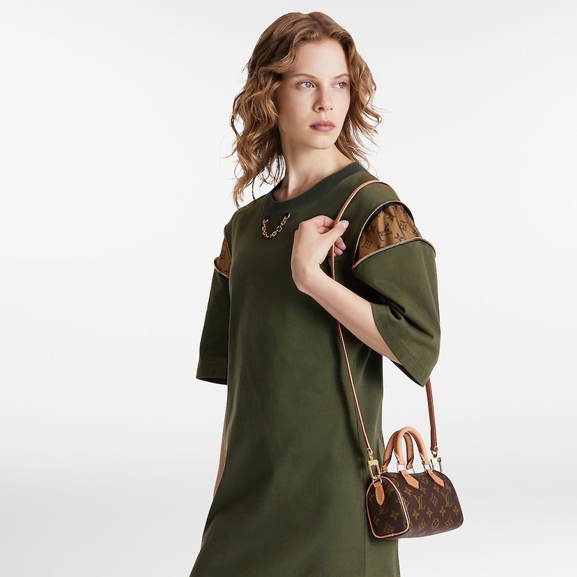 Louis Vuitton Nano Speedy Monogram Handbag - Image 8