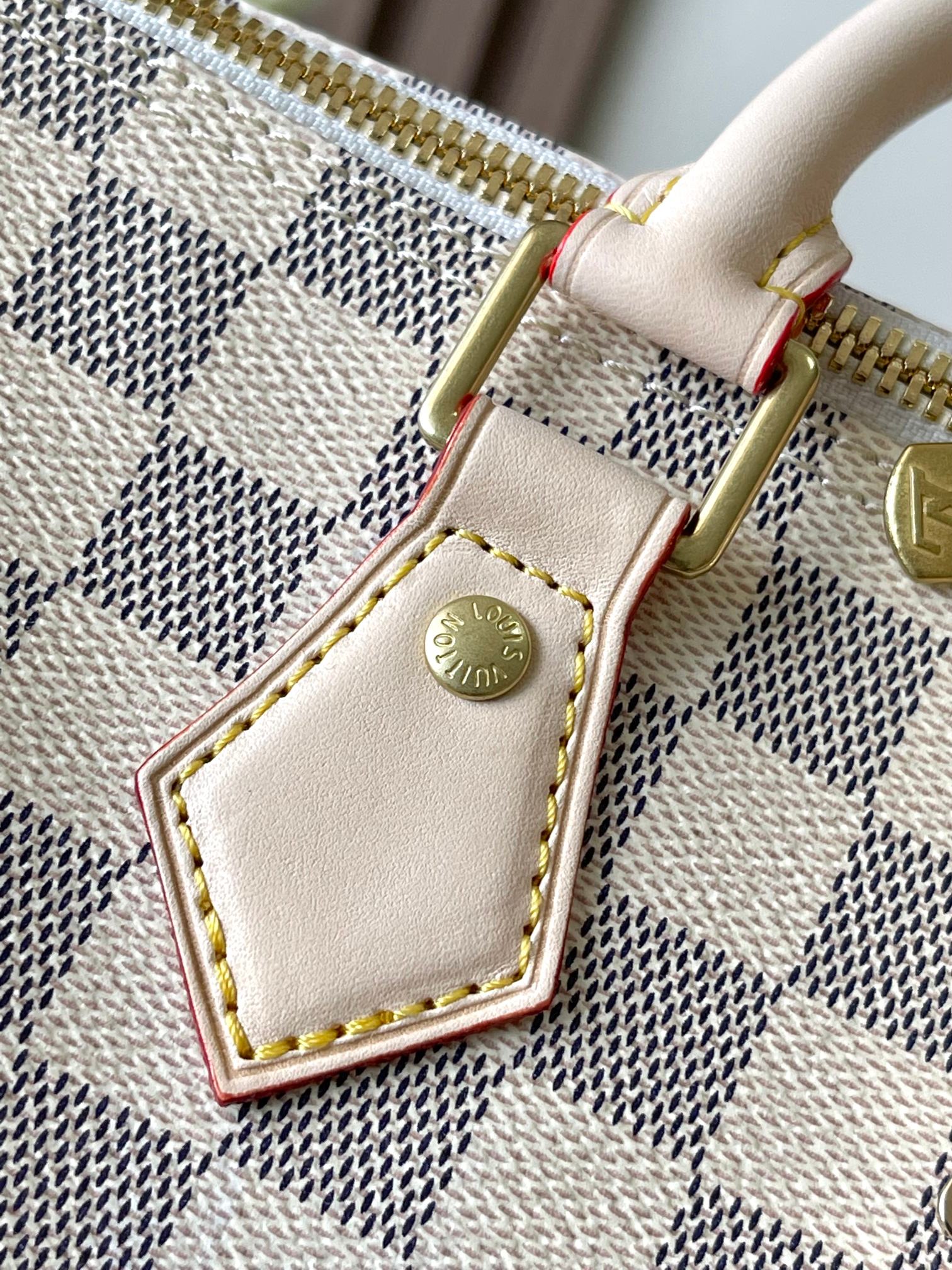 Louis Vuitton Speedy 30 Handbag in Damier Azur Canvas - Image 8